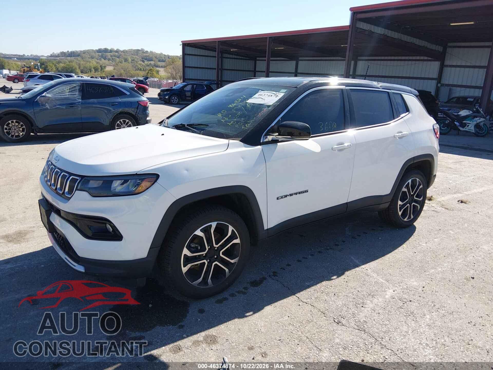 JEEP COMPASS 2022 - 3C4NJDCB6NT183874