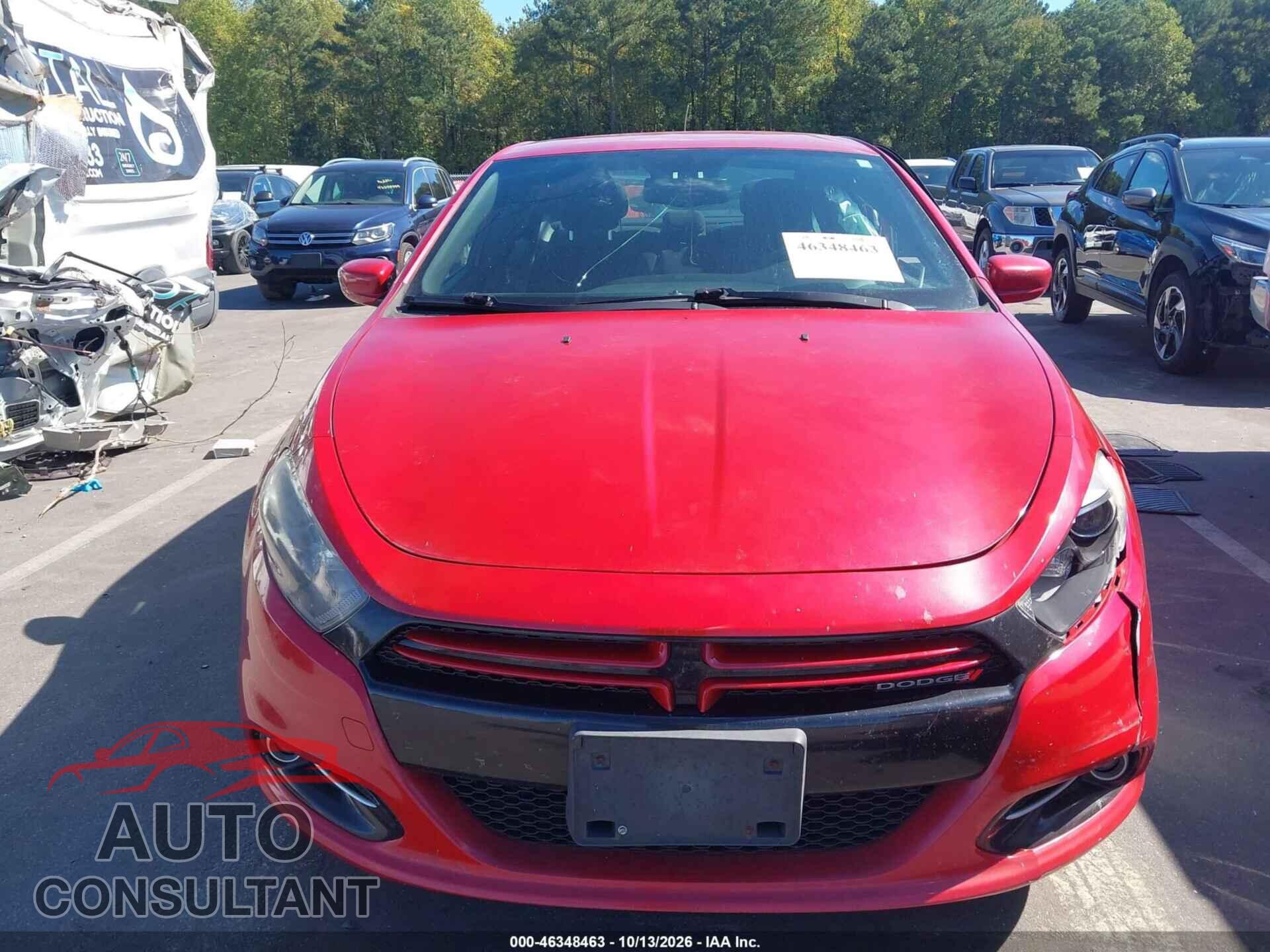 DODGE DART 2013 - 1C3CDFBH4DD699238