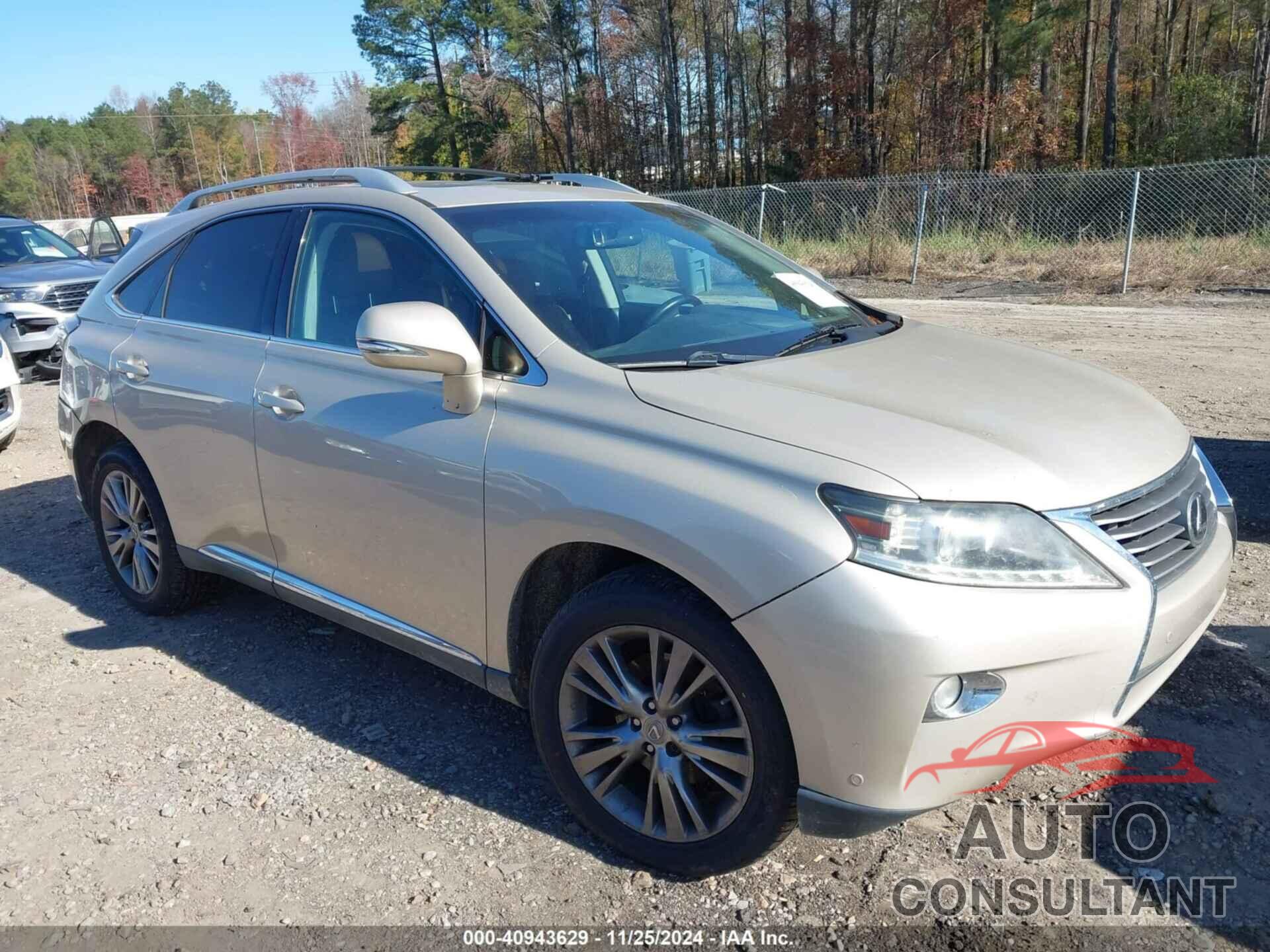 LEXUS RX 350 2013 - 2T2BK1BA1DC193233