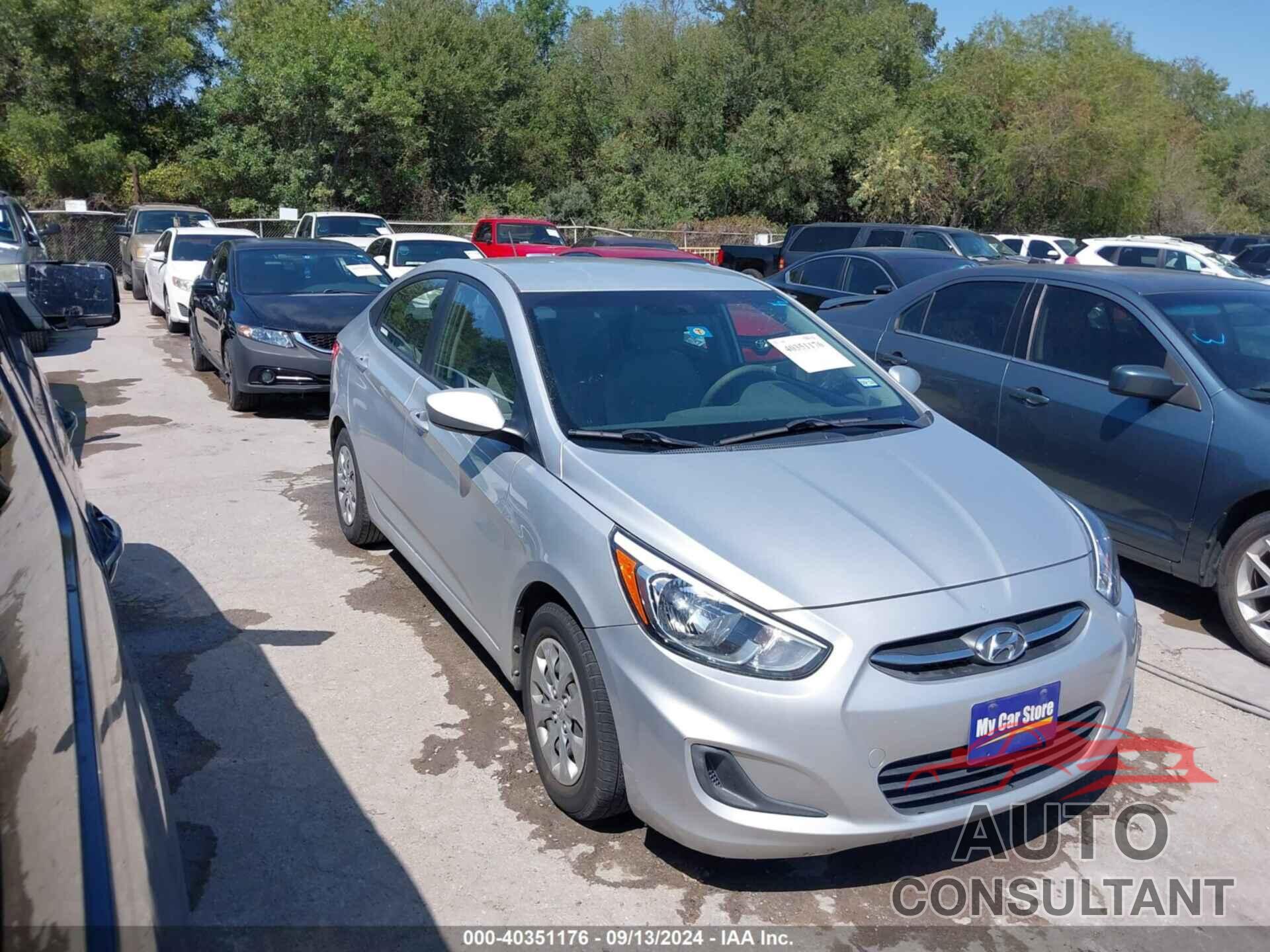 HYUNDAI ACCENT 2017 - KMHCT4AE8HU193522