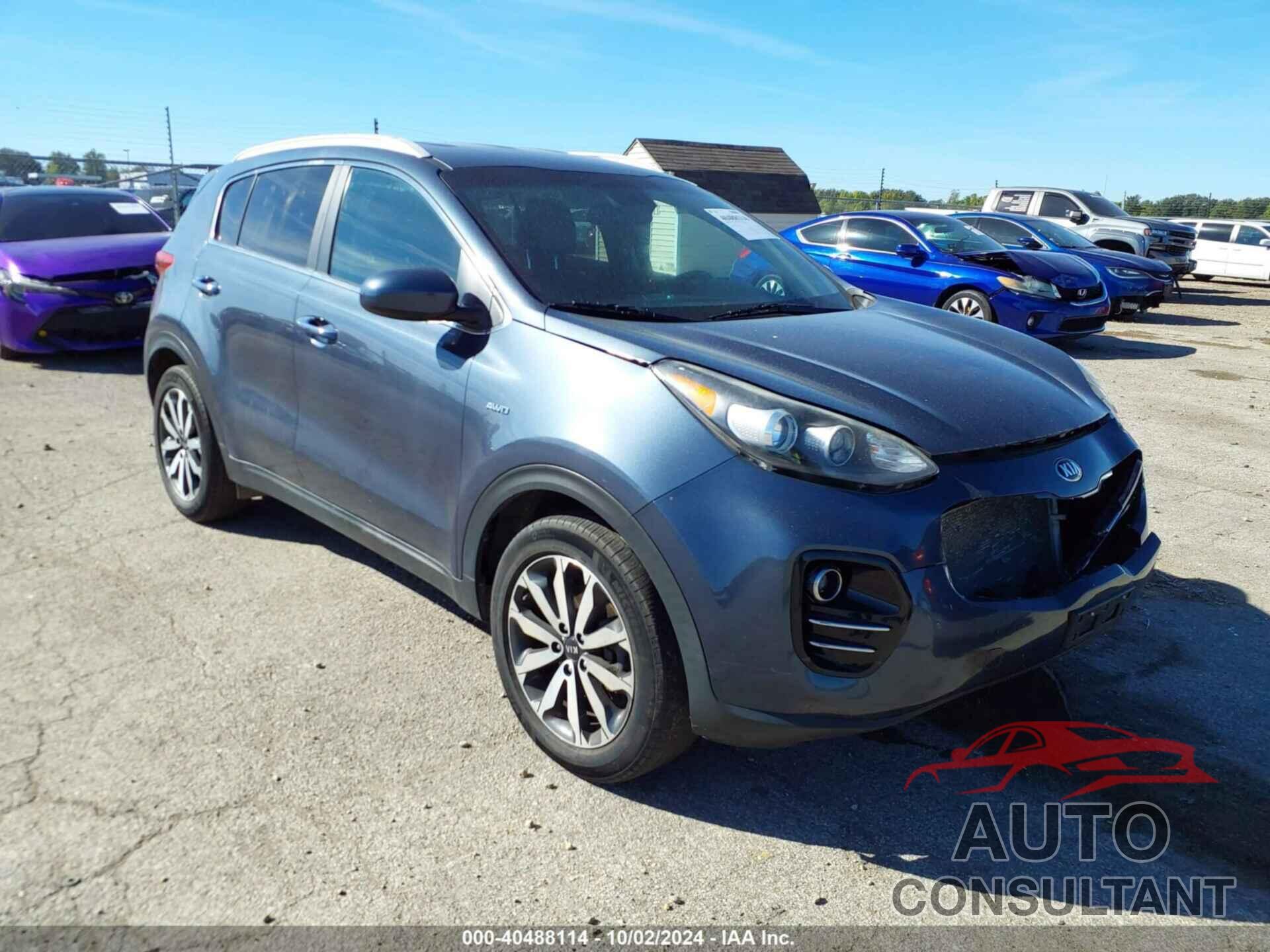 KIA SPORTAGE 2017 - KNDPNCAC7H7146327