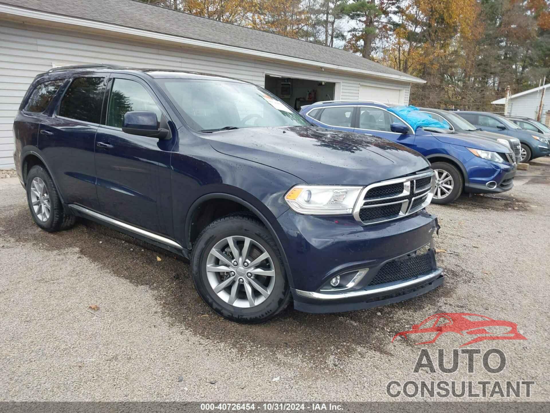 DODGE DURANGO 2018 - 1C4RDJAGXJC150565
