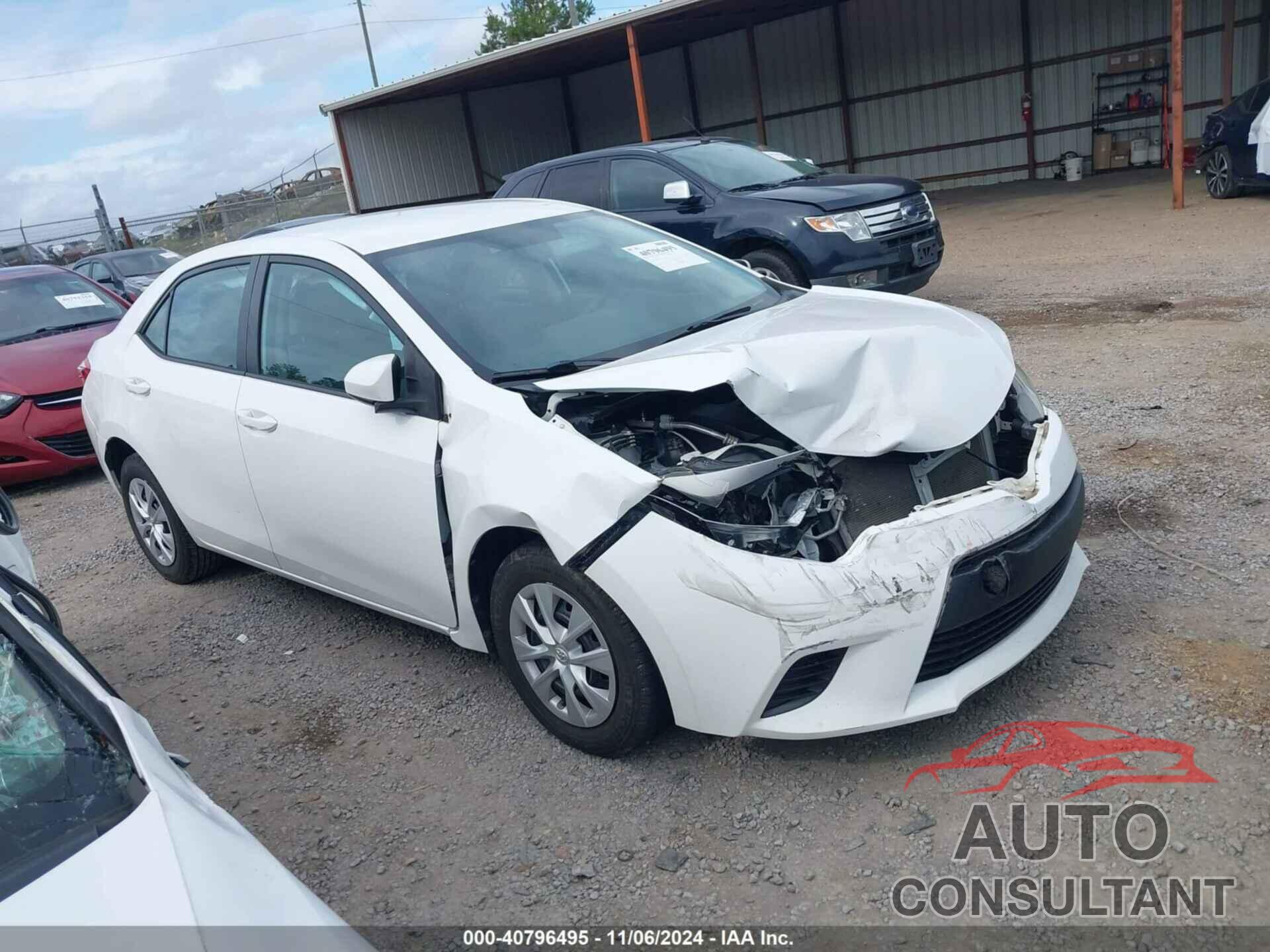 TOYOTA COROLLA 2015 - 2T1BURHEXFC429100