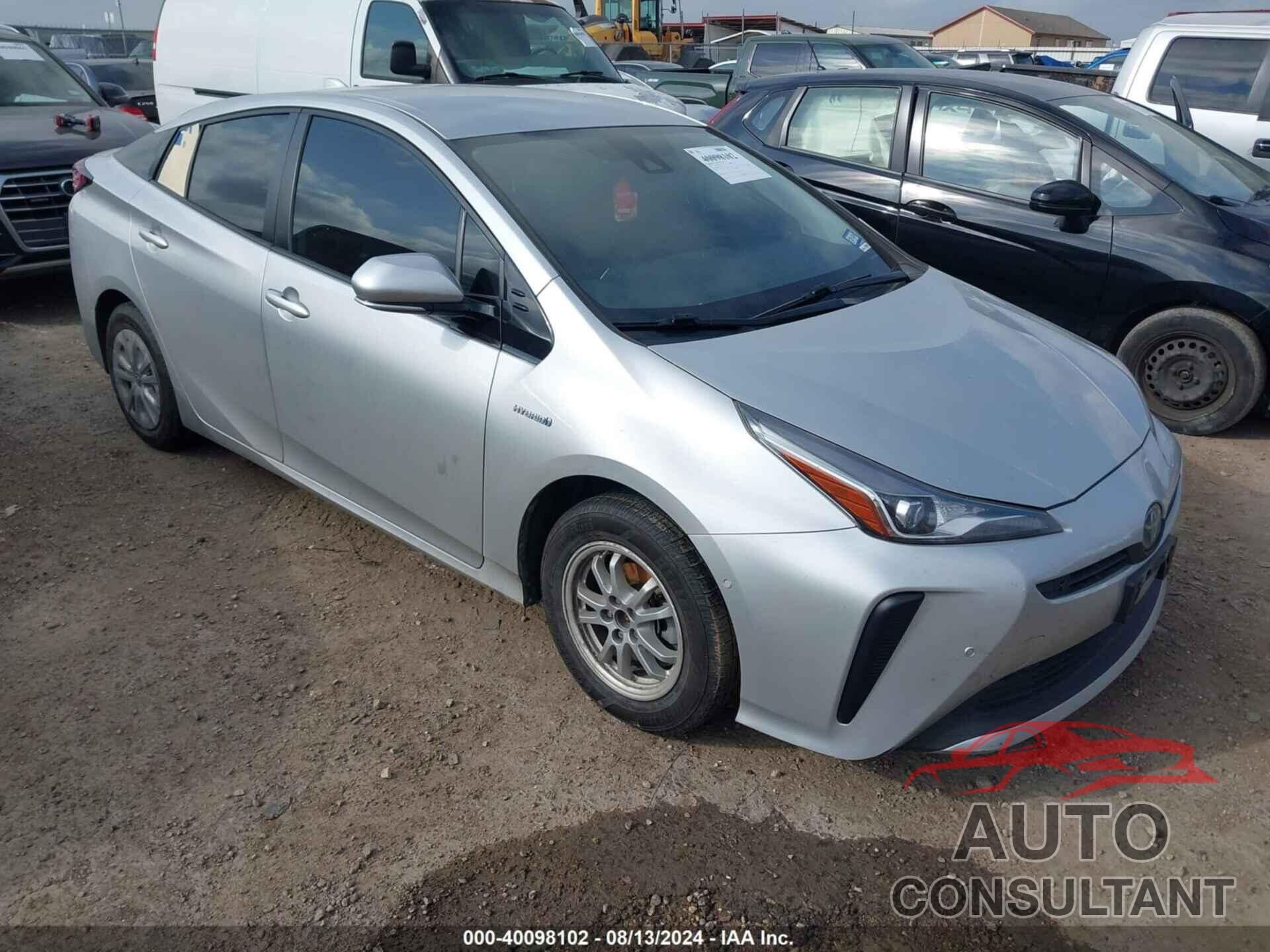 TOYOTA PRIUS 2020 - JTDKARFU9L3119155