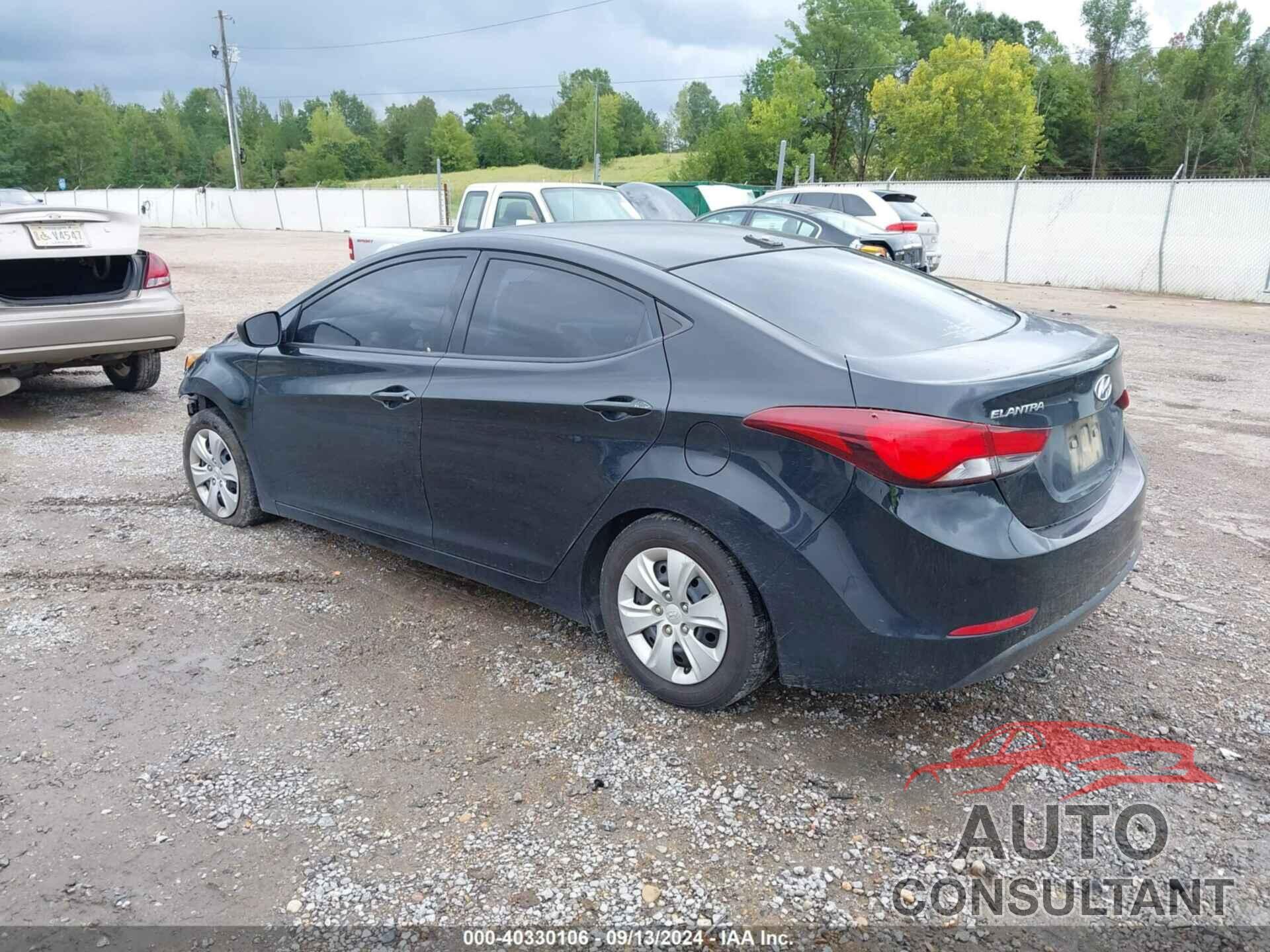 HYUNDAI ELANTRA 2016 - 5NPDH4AE6GH712831