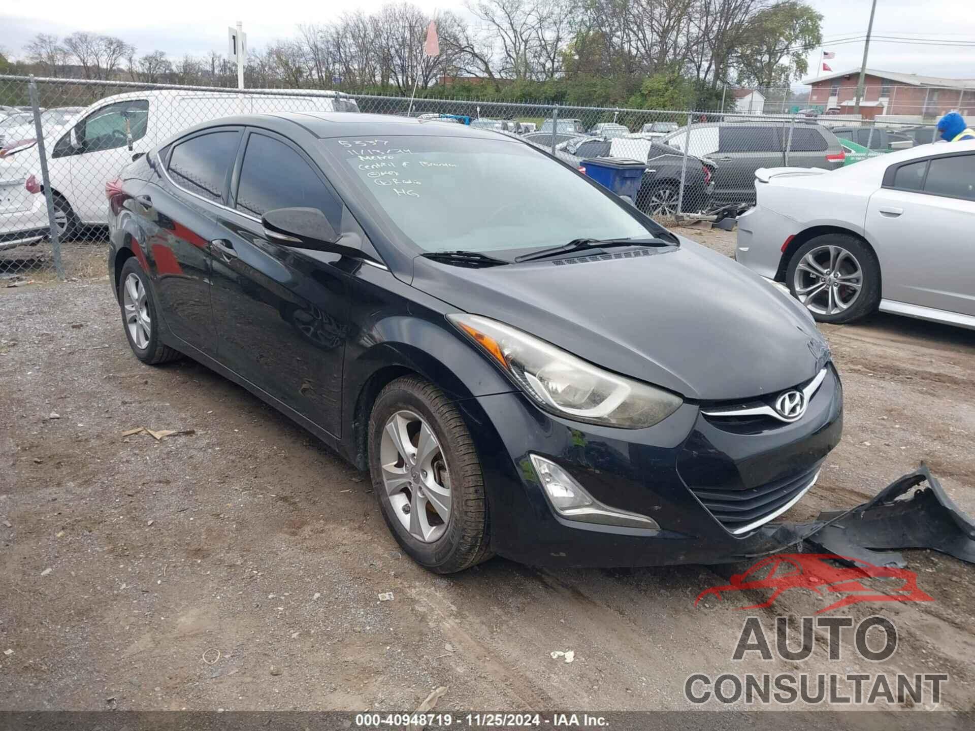 HYUNDAI ELANTRA 2016 - 5NPDH4AE4GH685337