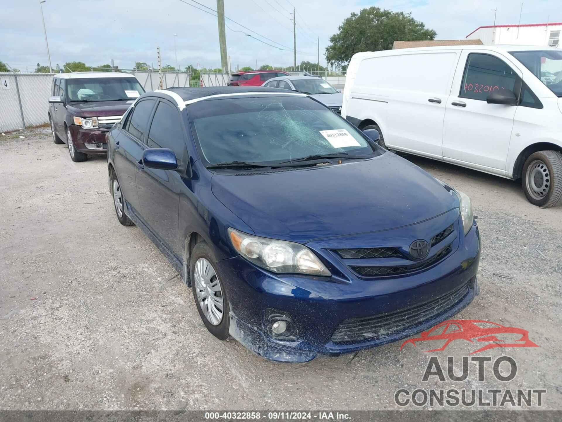 TOYOTA COROLLA 2012 - 5YFBU4EE0CP037472