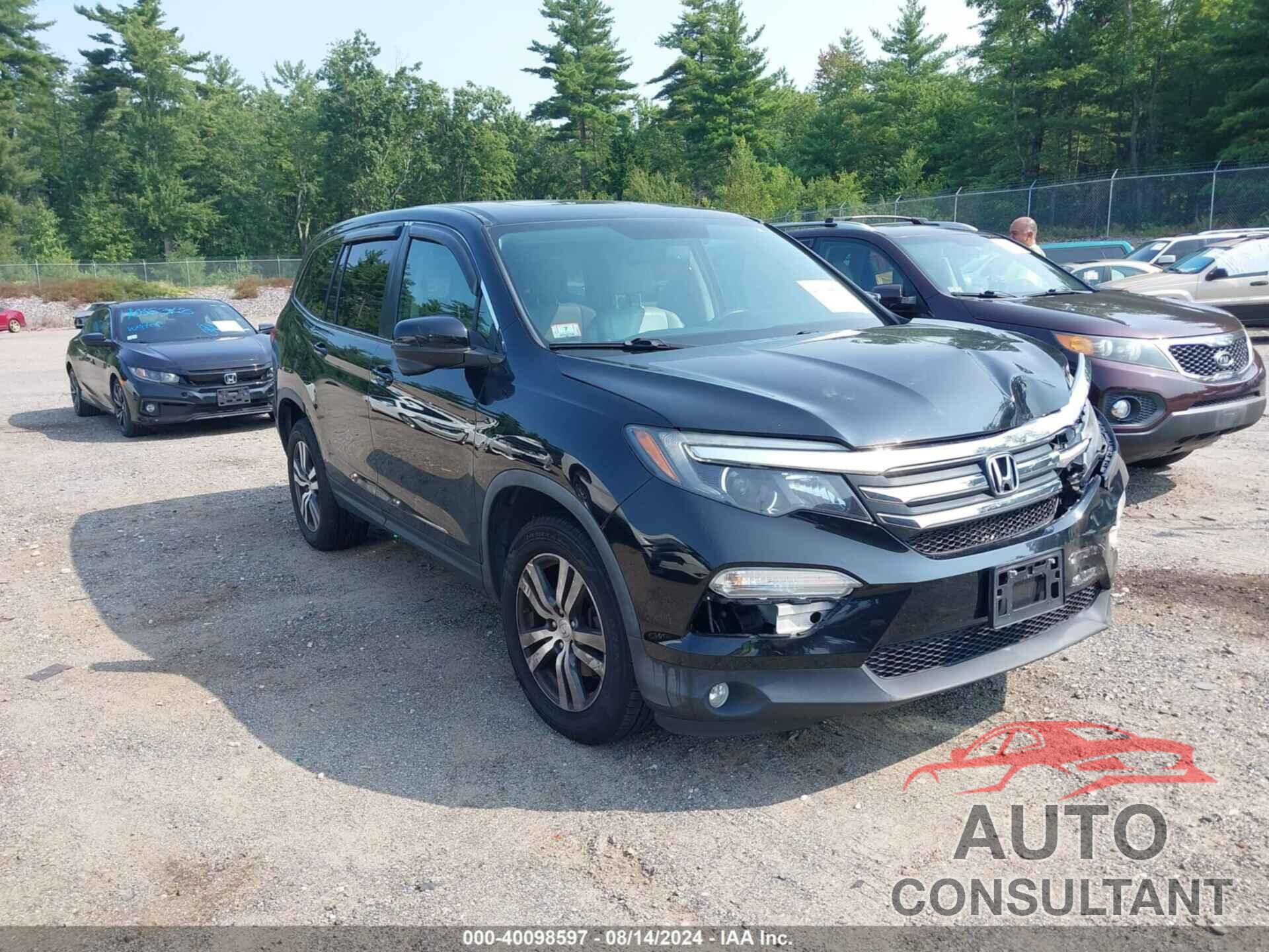 HONDA PILOT 2016 - 5FNYF6H78GB091245