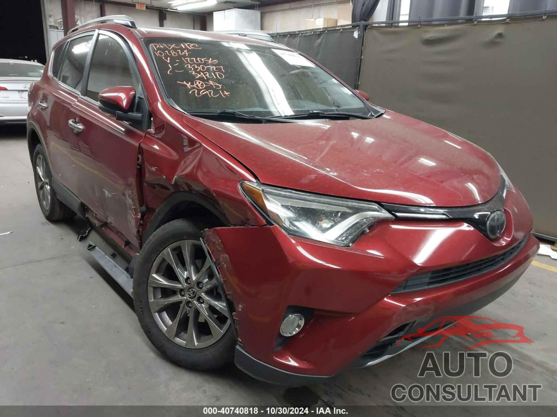 TOYOTA RAV4 2018 - JTMYFREV4JD122056