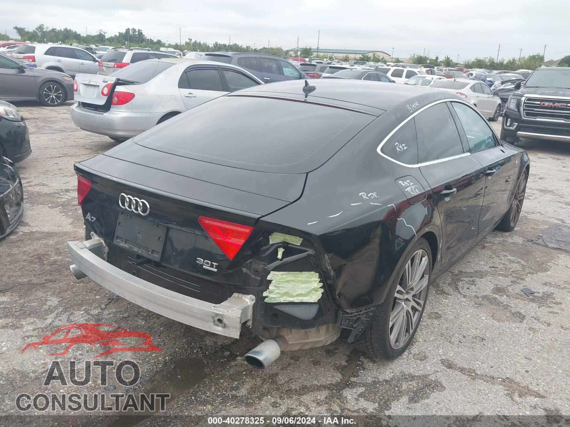 AUDI A7 2012 - WAUSGAFC8CN002238