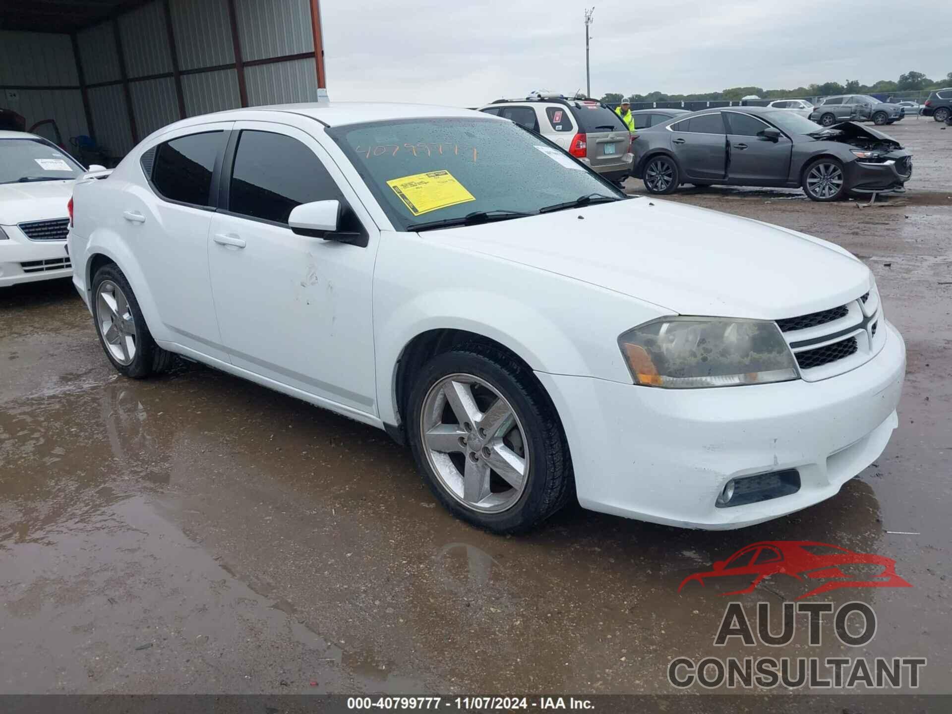 DODGE AVENGER 2013 - 1C3CDZCB4DN581275