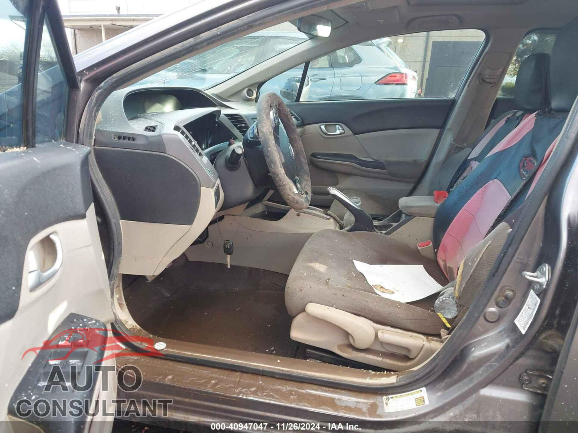 HONDA CIVIC 2012 - 19XFB2F81CE332036