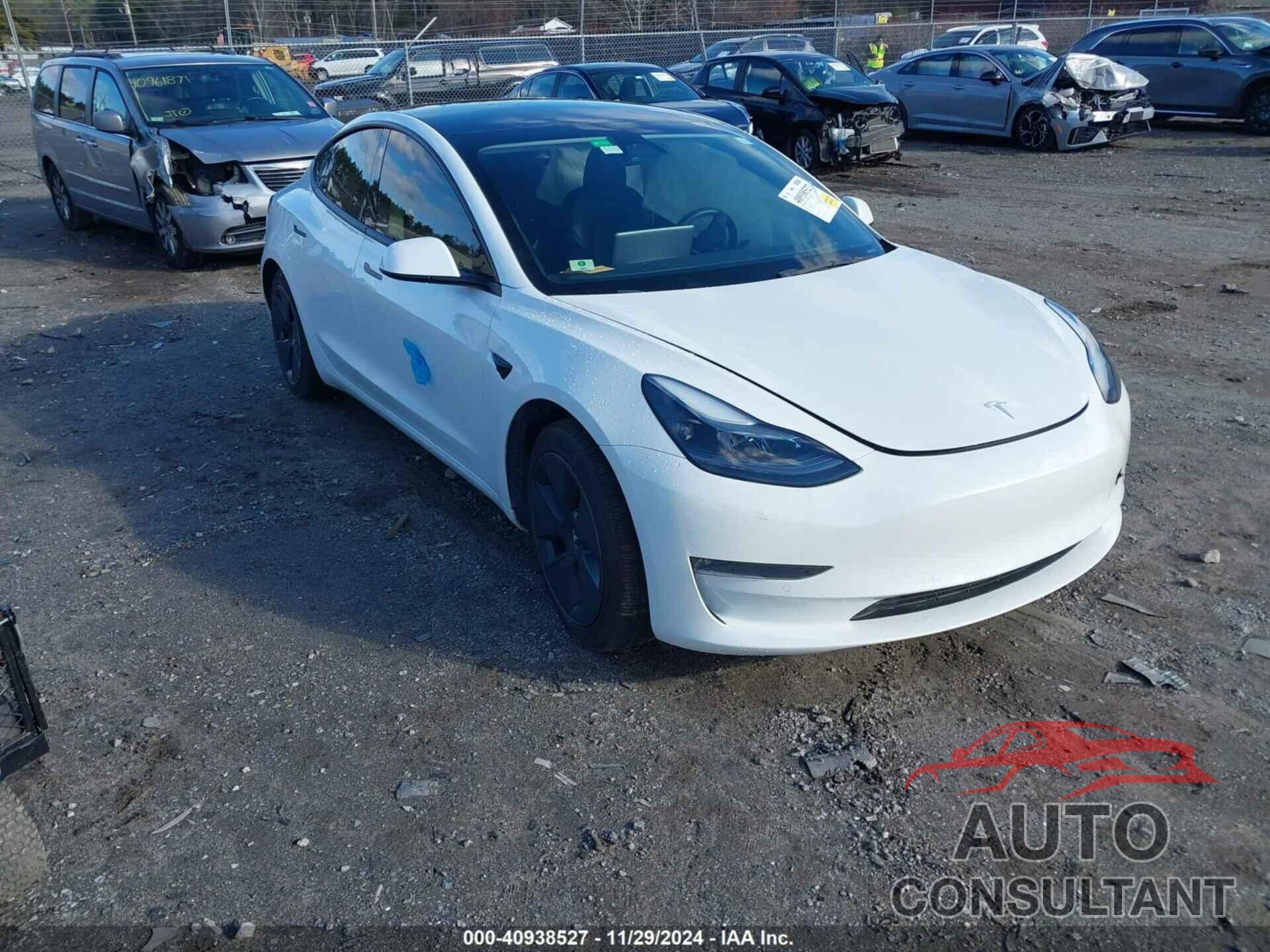 TESLA MODEL 3 2022 - 5YJ3E1EB5NF180597