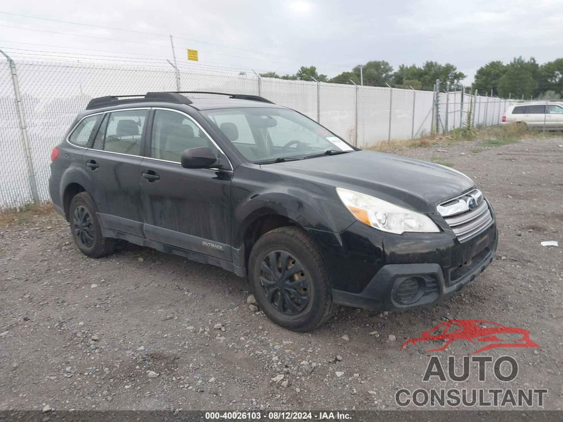 SUBARU OUTBACK 2013 - 4S4BRBACXD1304709