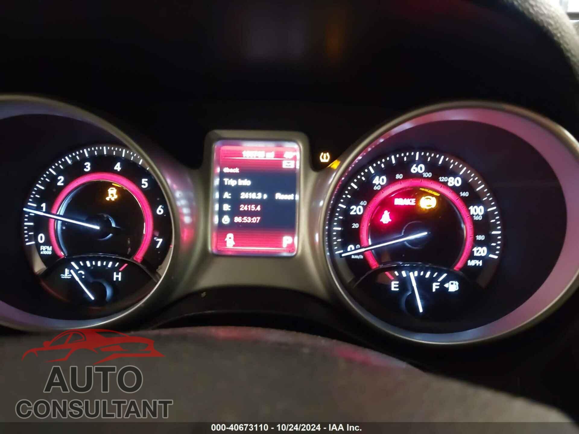 DODGE JOURNEY 2015 - 3C4PDCBG5FT686191