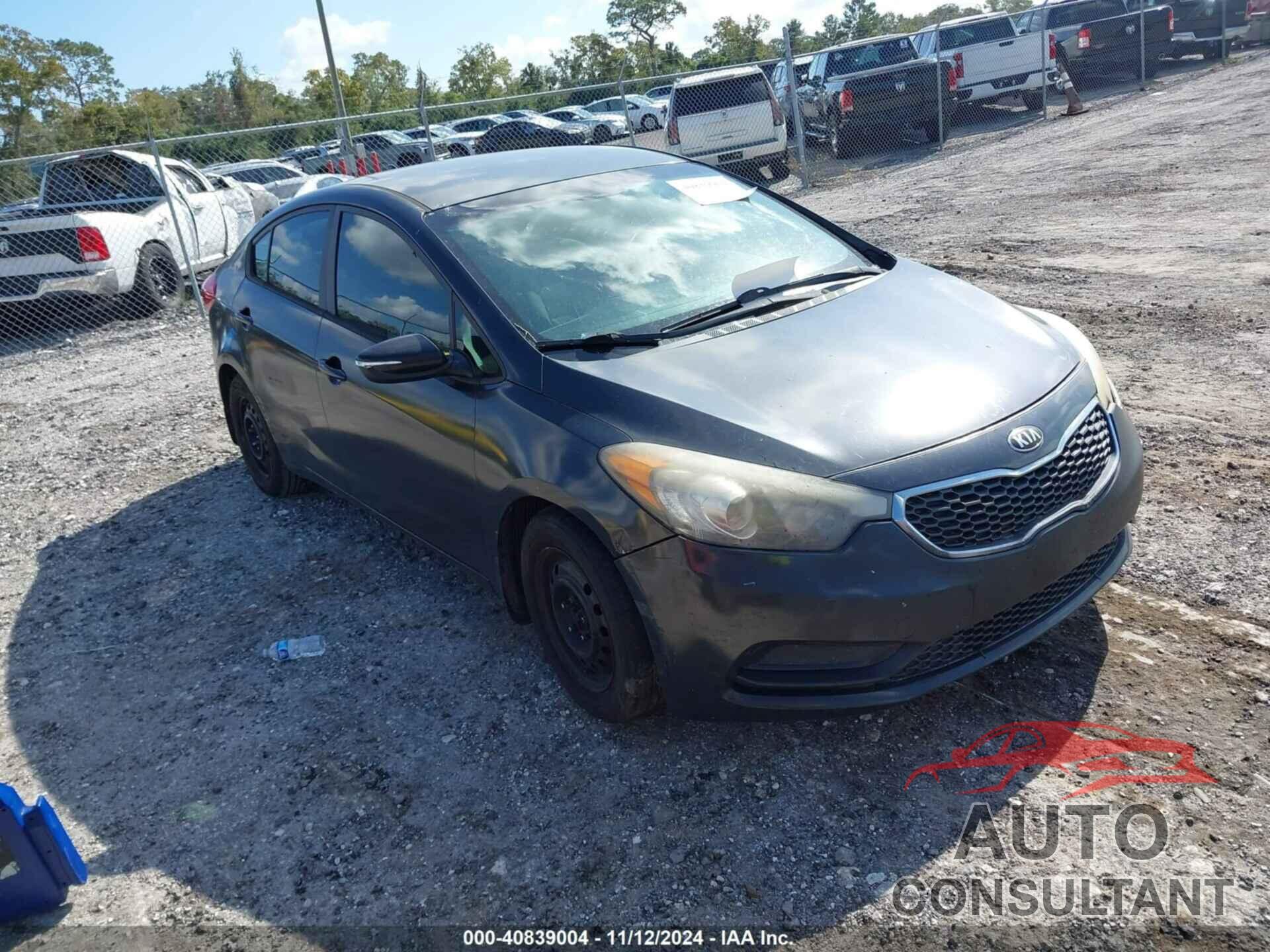 KIA FORTE 2015 - KNAFK4A65F5430646