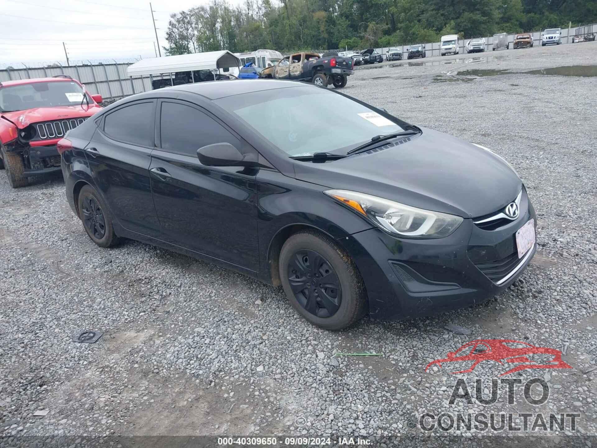 HYUNDAI ELANTRA 2016 - 5NPDH4AE0GH719953