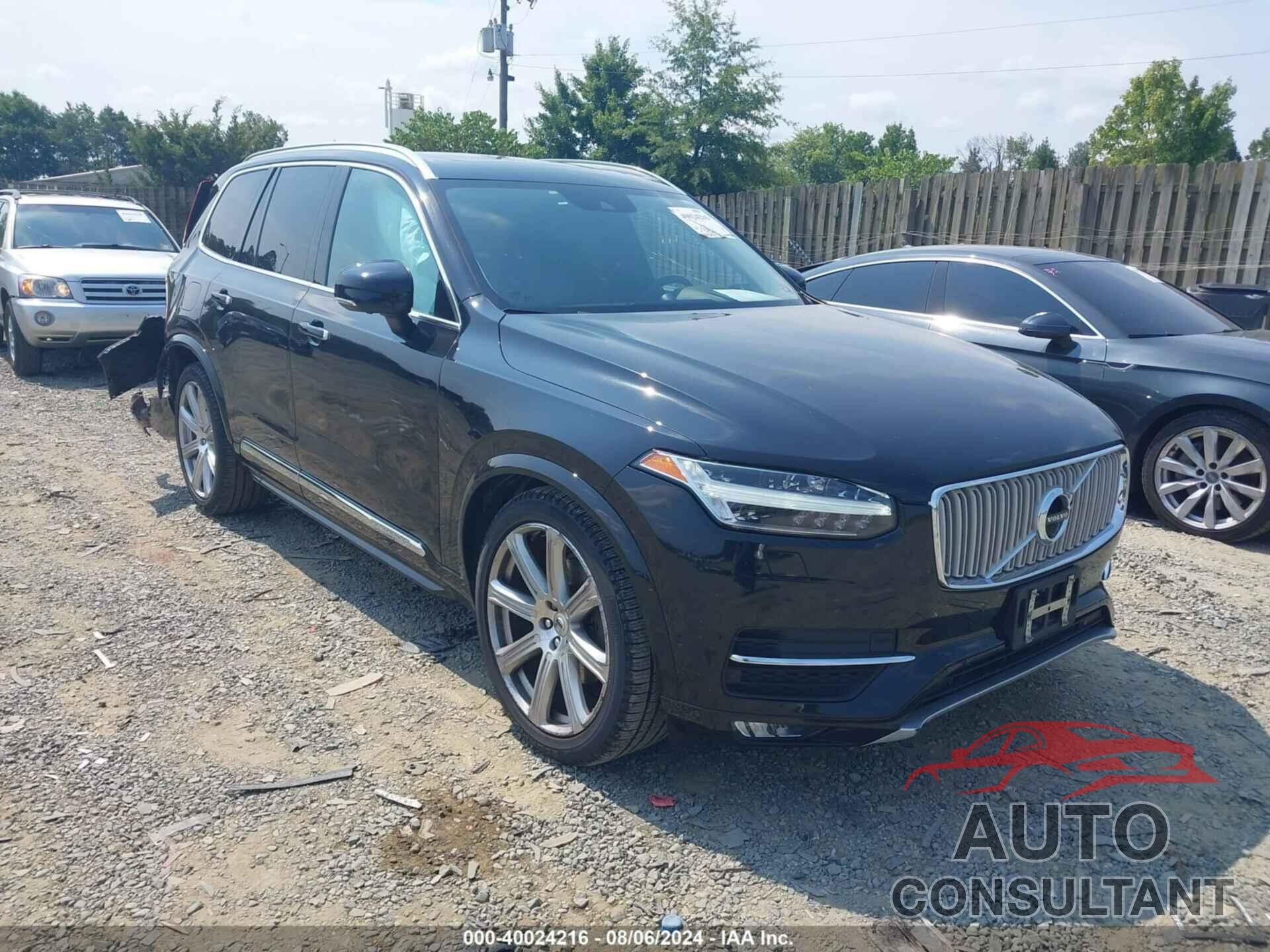 VOLVO XC90 2016 - YV4A22PLXG1091936