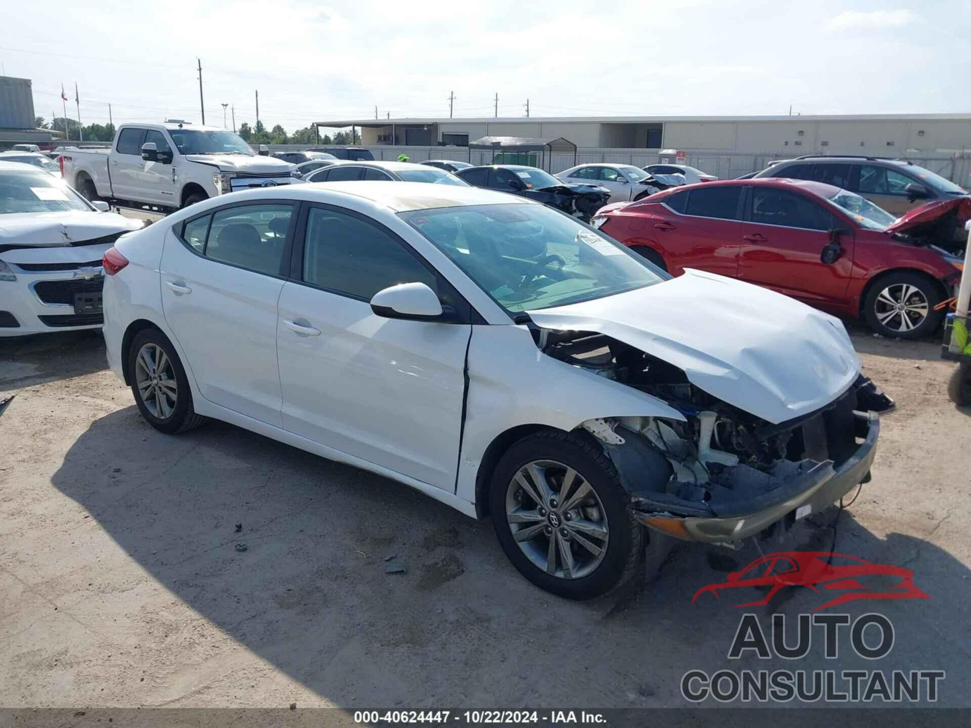 HYUNDAI ELANTRA 2018 - 5NPD84LF0JH314642
