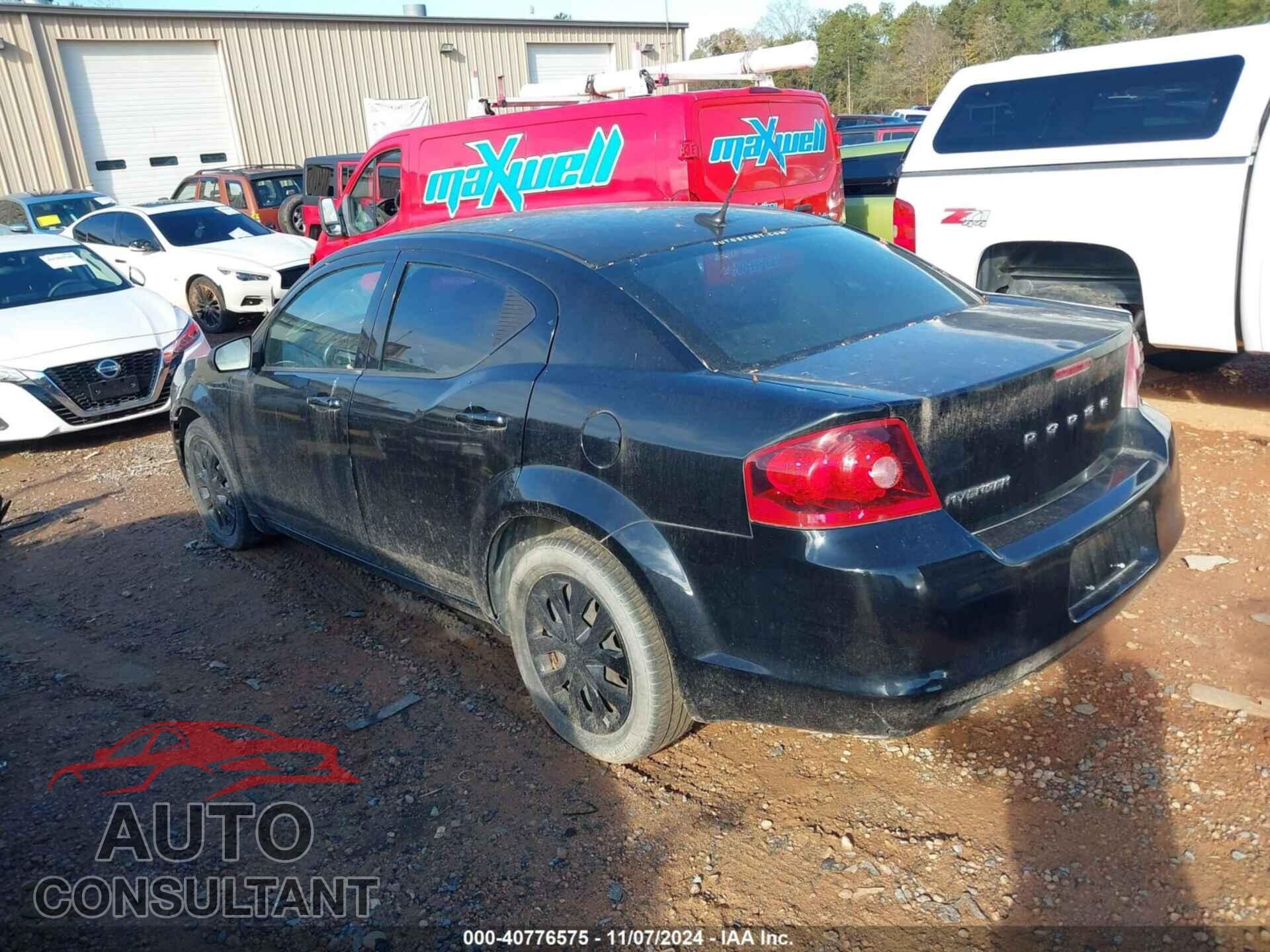 DODGE AVENGER 2013 - 1C3CDZAG5DN757555