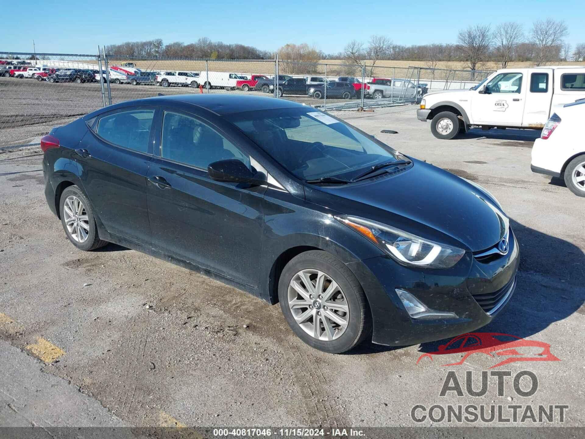 HYUNDAI ELANTRA 2016 - 5NPDH4AE0GH786455