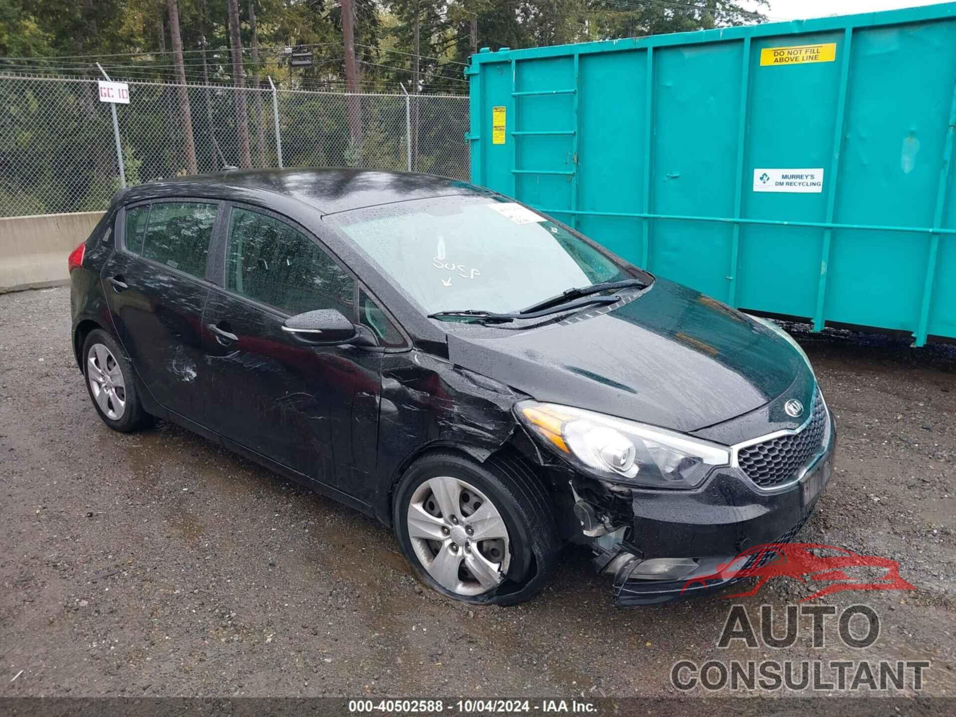 KIA FORTE 2016 - KNAFK5A86G5599986
