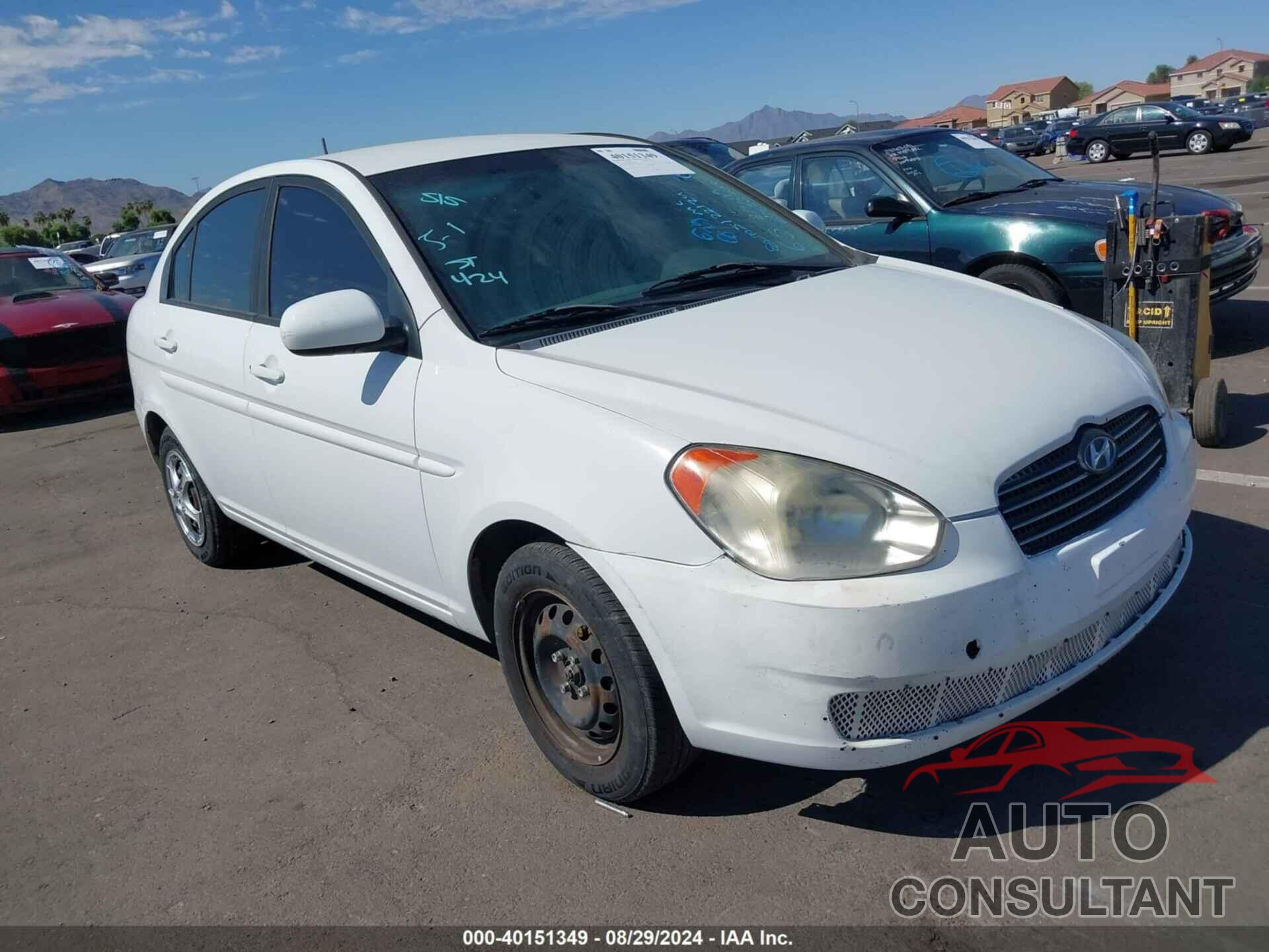 HYUNDAI ACCENT 2010 - KMHCN4AC8AU488778