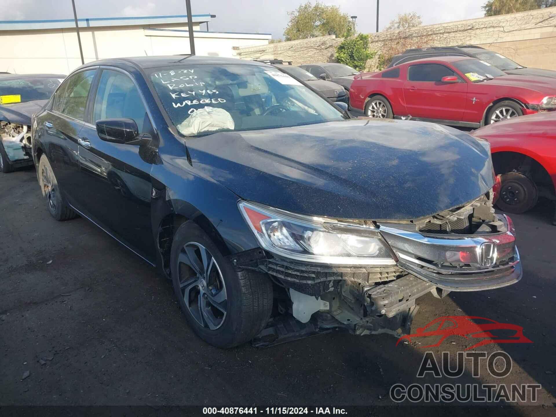 HONDA ACCORD 2017 - 1HGCR2F30HA121165