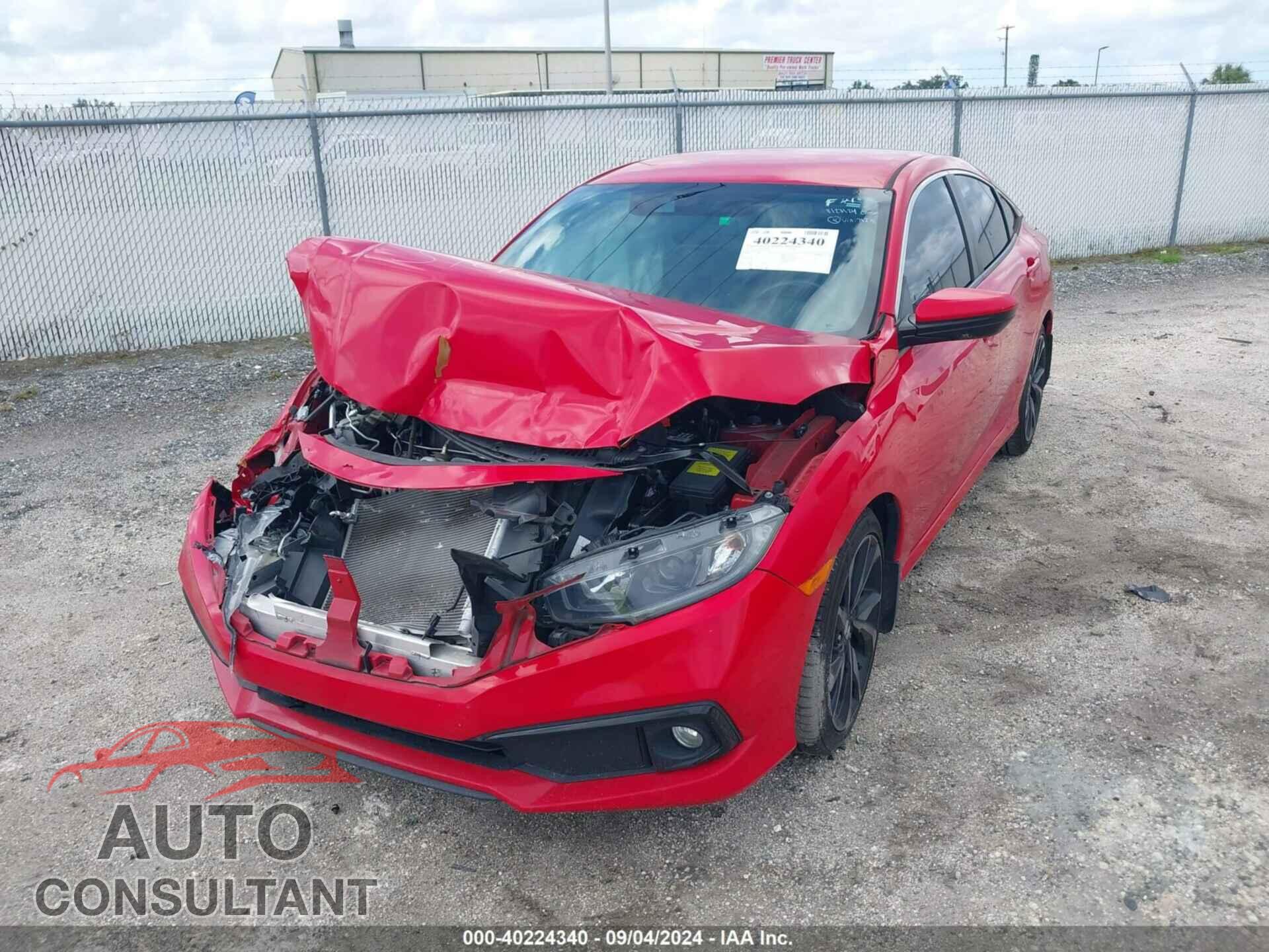 HONDA CIVIC 2019 - 2HGFC2F83KH578278