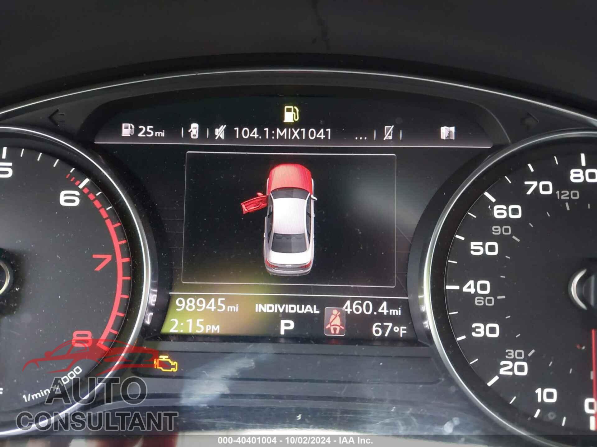 AUDI A4 2017 - WAUGMAF48HN044682
