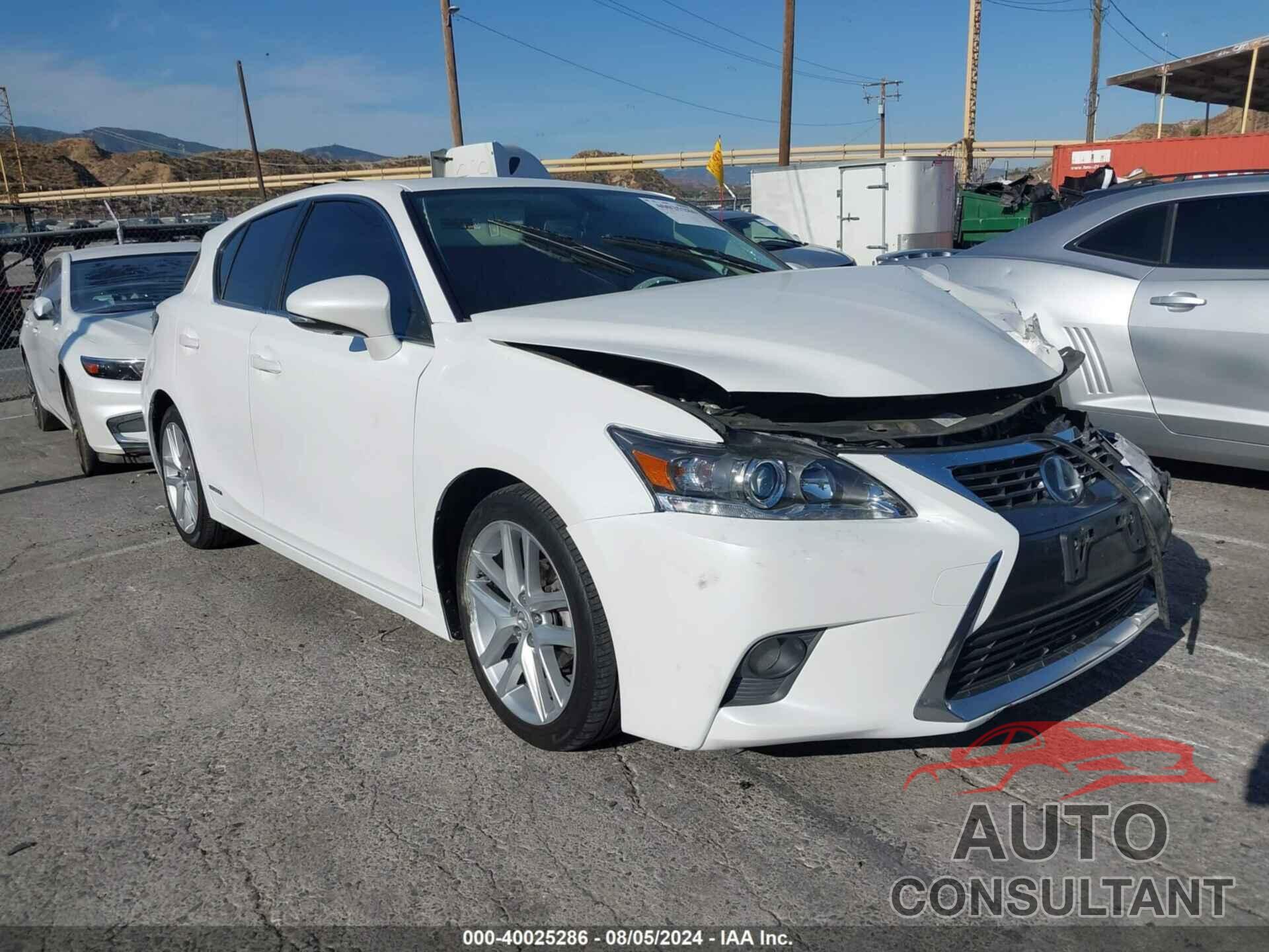 LEXUS CT 200H 2016 - JTHKD5BH7G2270479