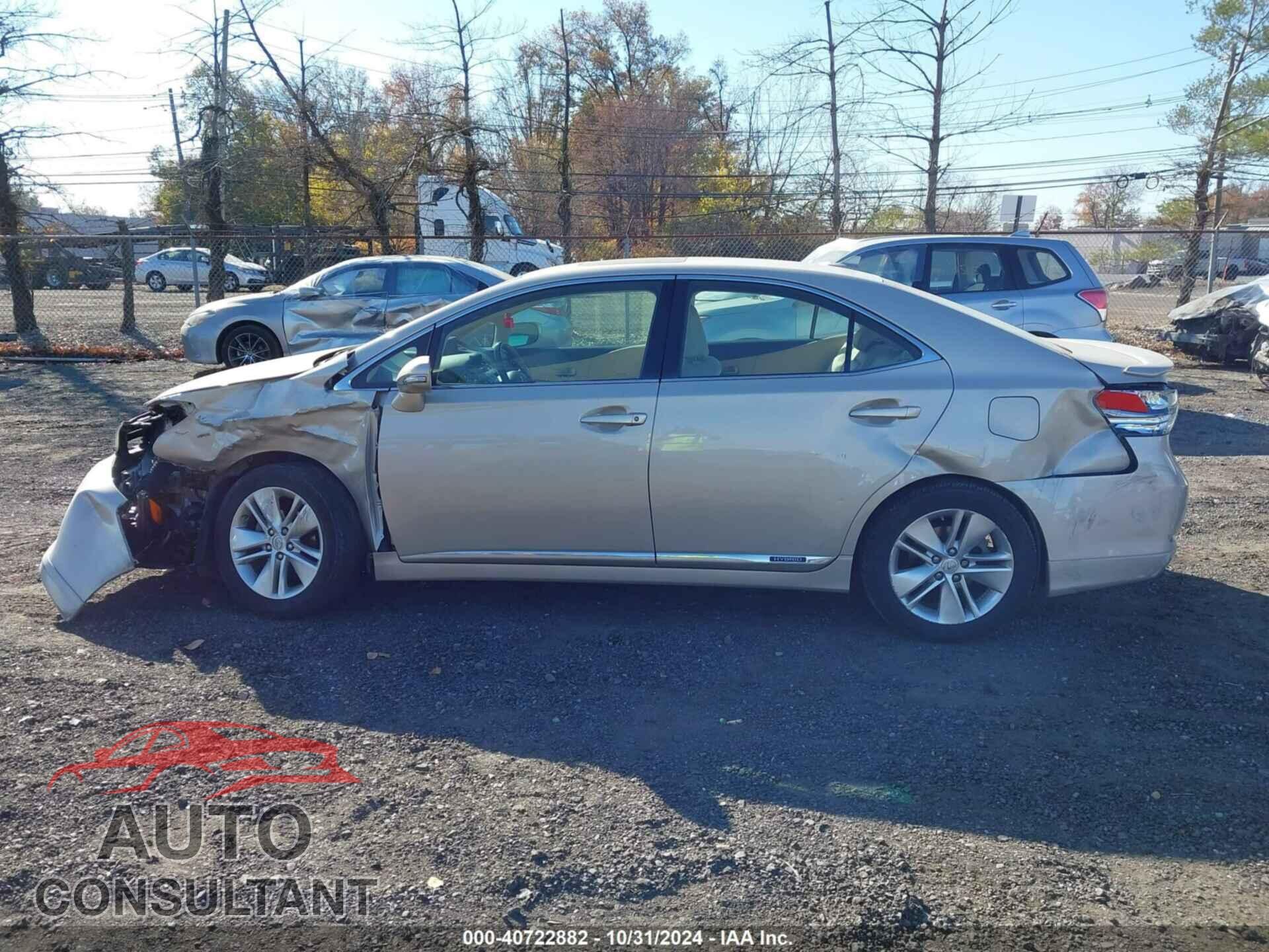LEXUS HS 250H 2011 - JTHBB1BA7B2046445
