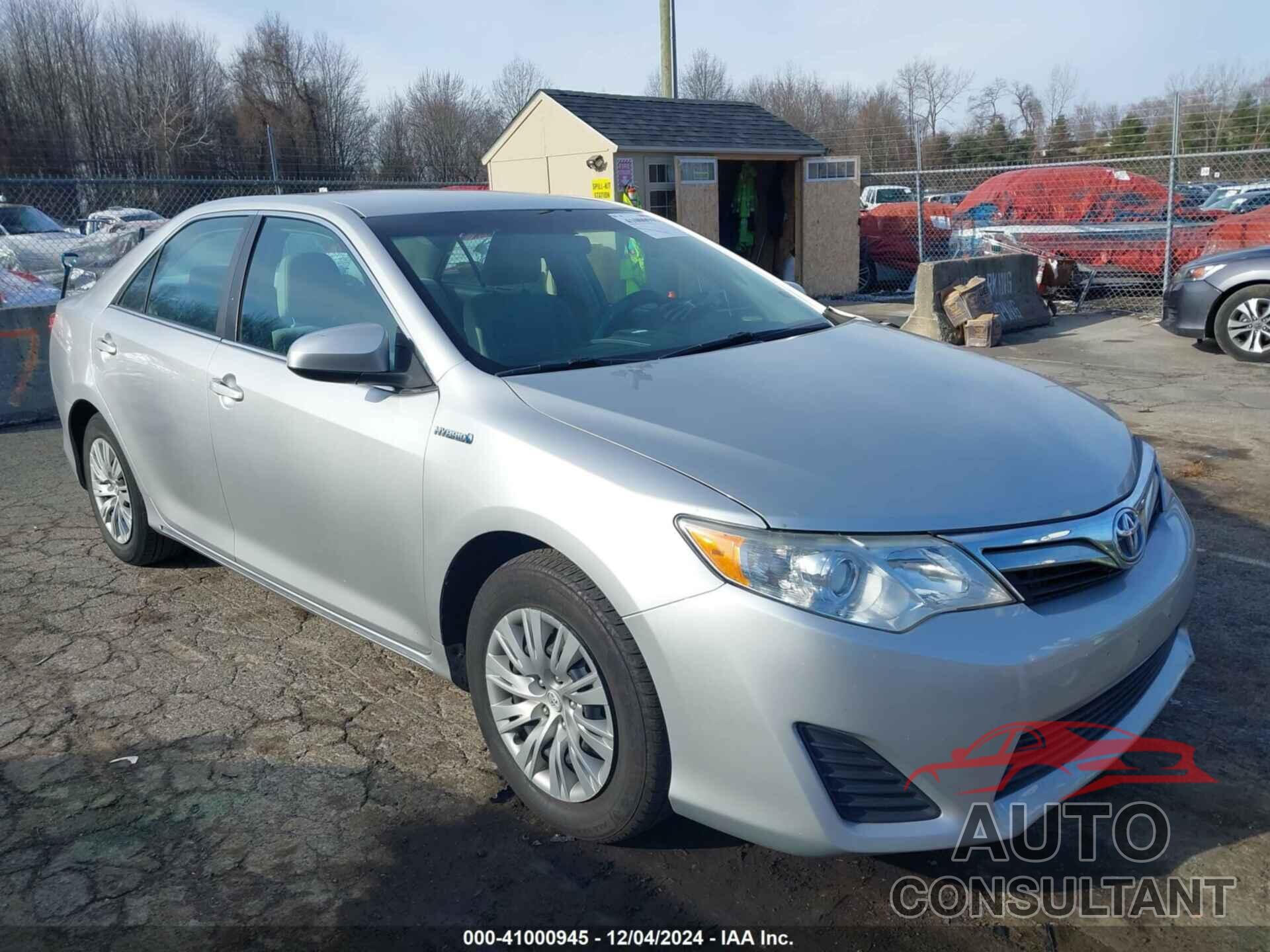 TOYOTA CAMRY HYBRID 2012 - 4T1BD1FK2CU062889
