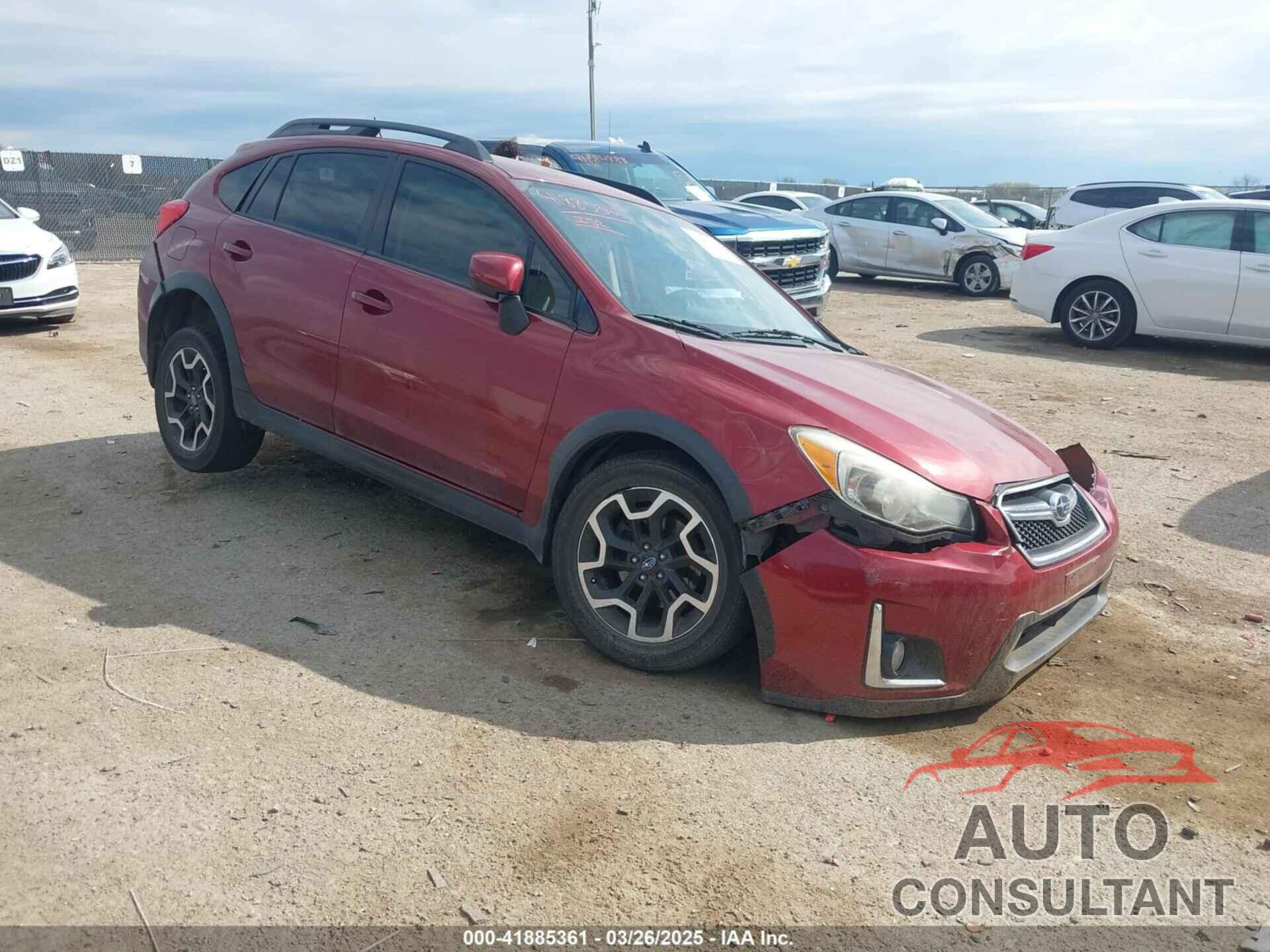 SUBARU CROSSTREK 2016 - JF2GPABC9G8256352