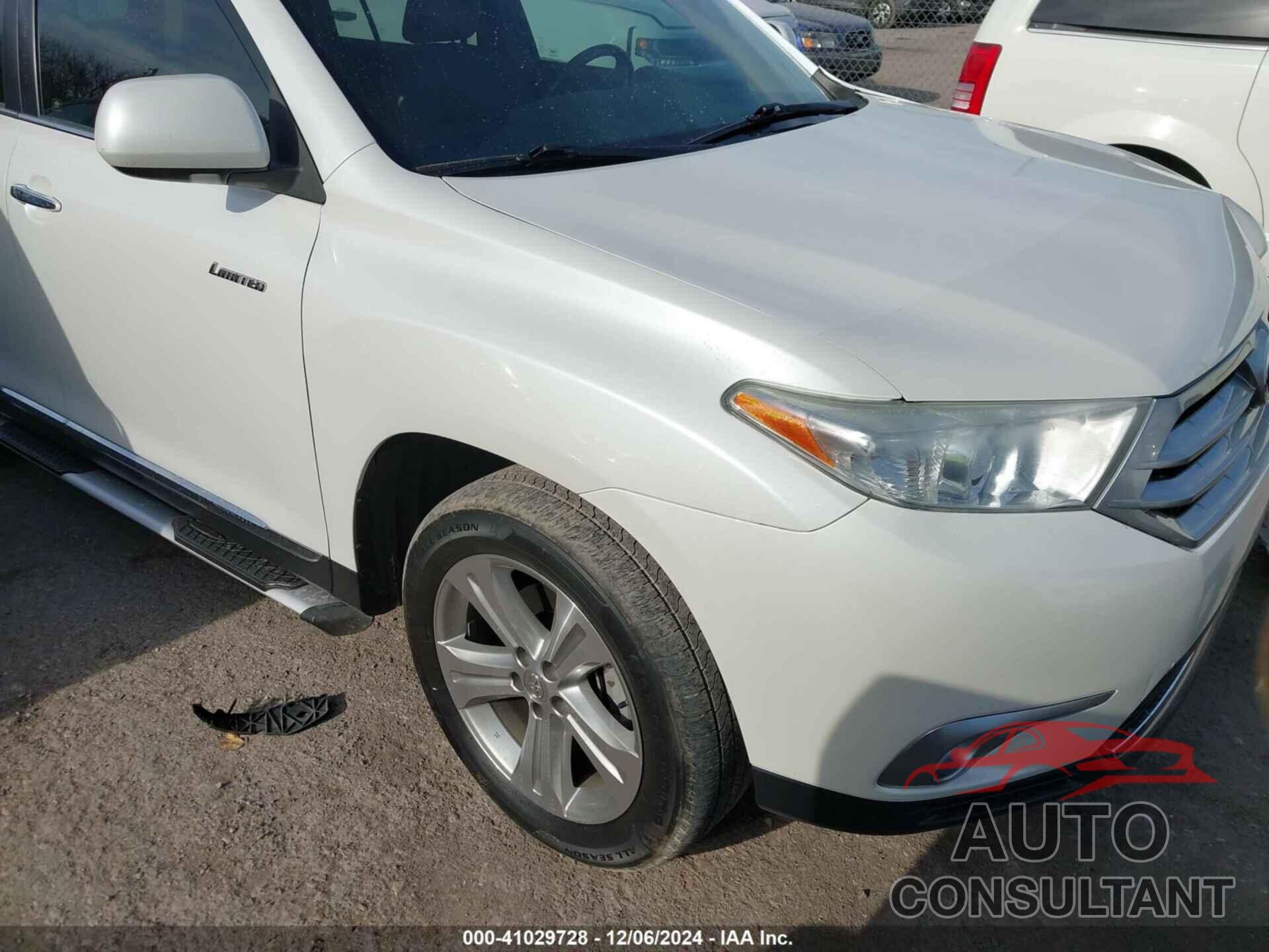 TOYOTA HIGHLANDER 2013 - 5TDDK3EH3DS214320