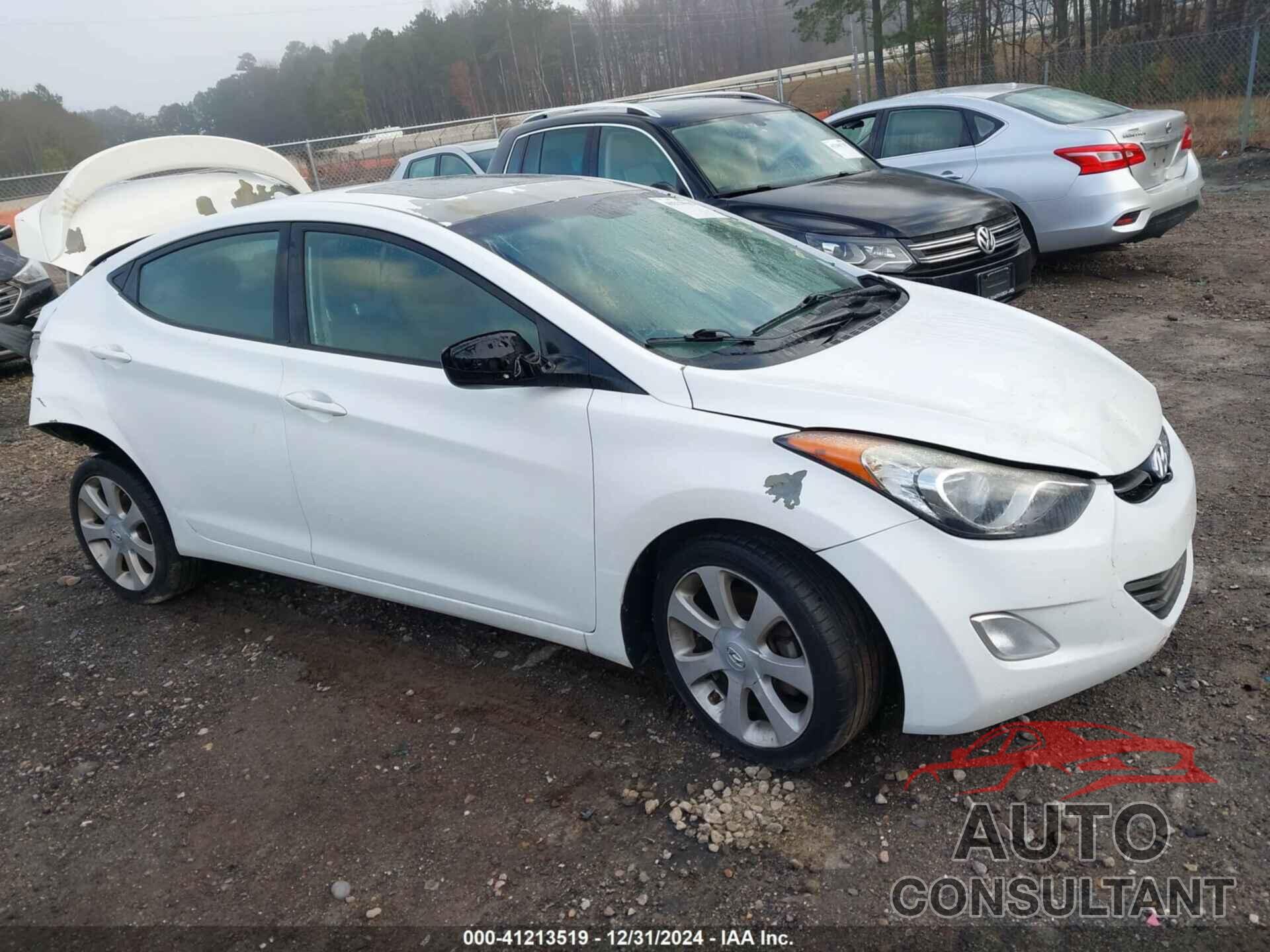 HYUNDAI ELANTRA 2013 - 5NPDH4AE0DH309021