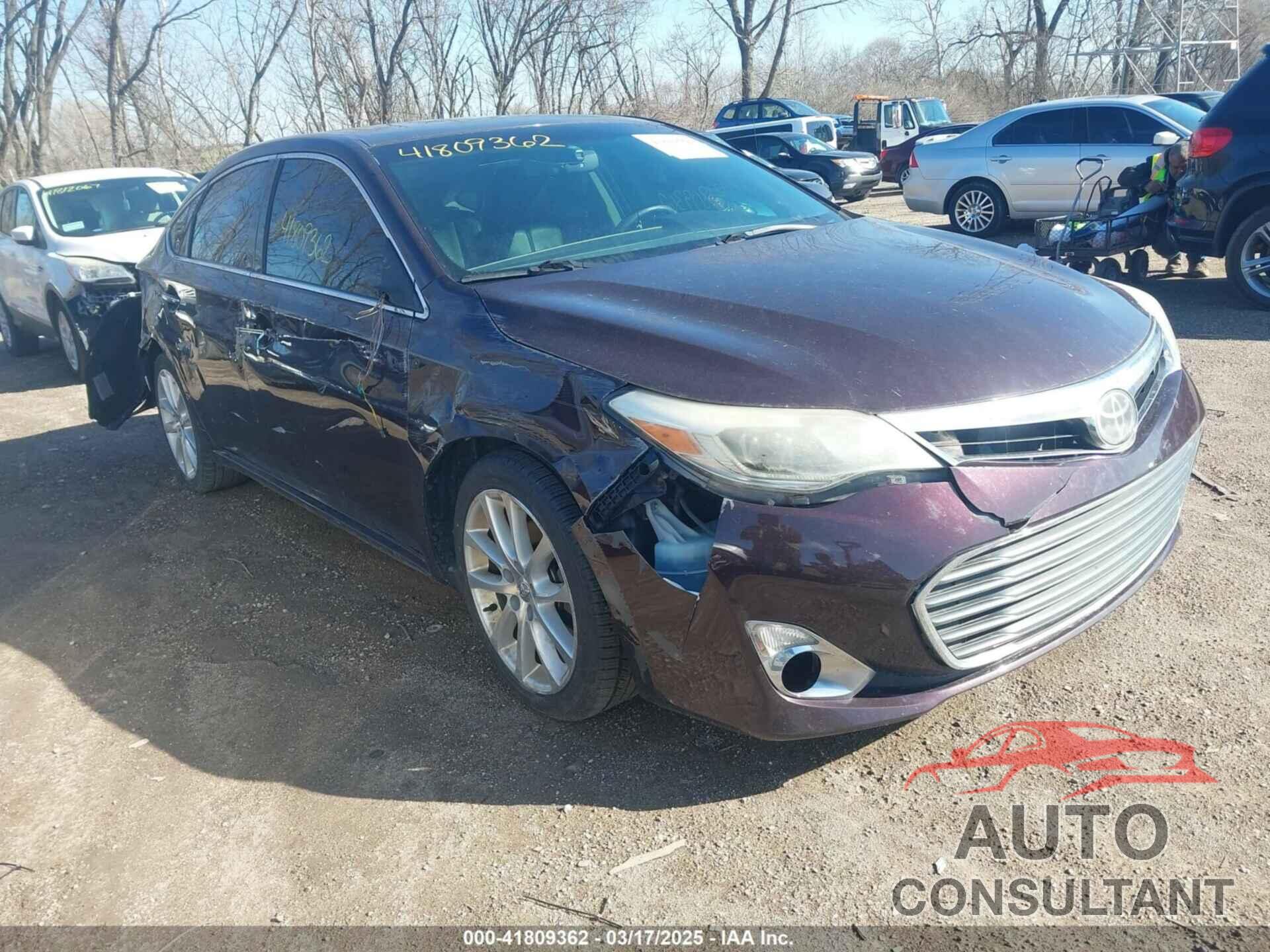 TOYOTA AVALON 2013 - 4T1BK1EB2DU033465