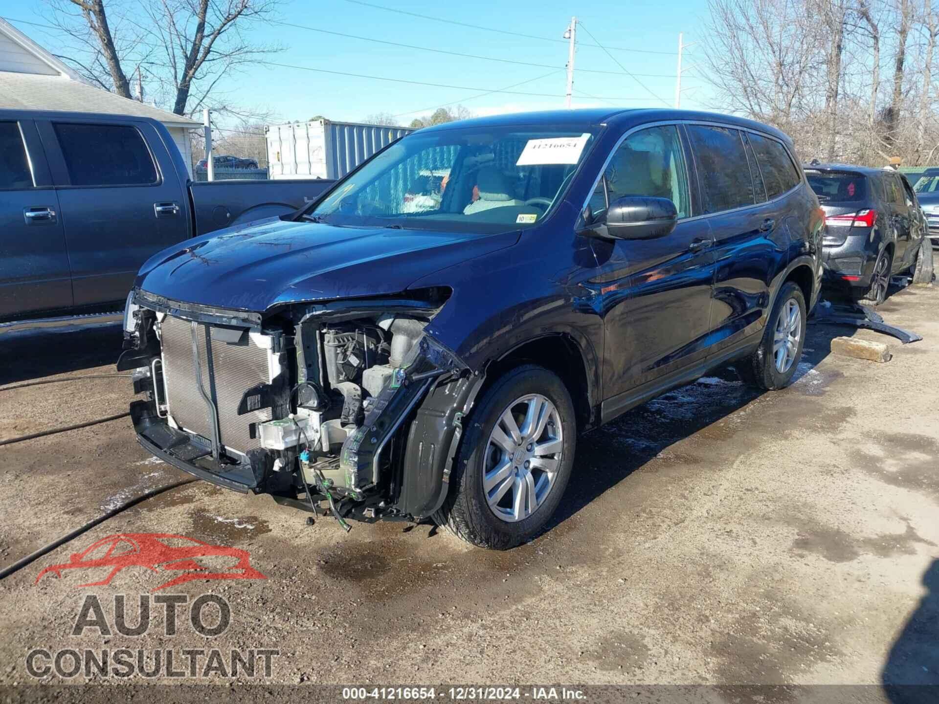 HONDA PILOT 2017 - 5FNYF5H18HB044661