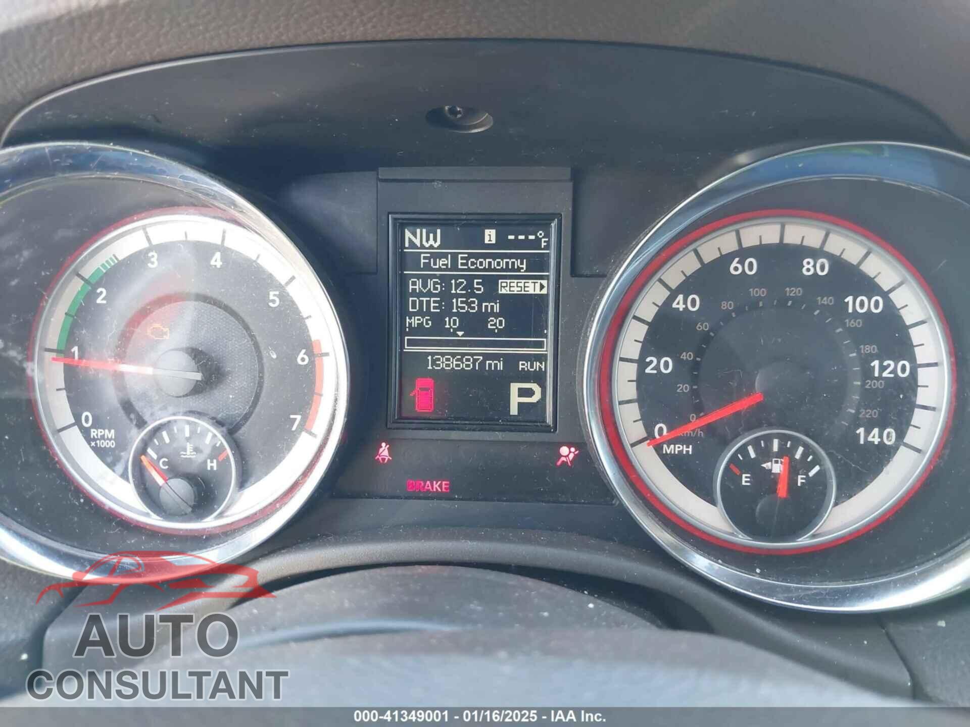 DODGE DURANGO 2011 - 1D4SD4GT3BC685765