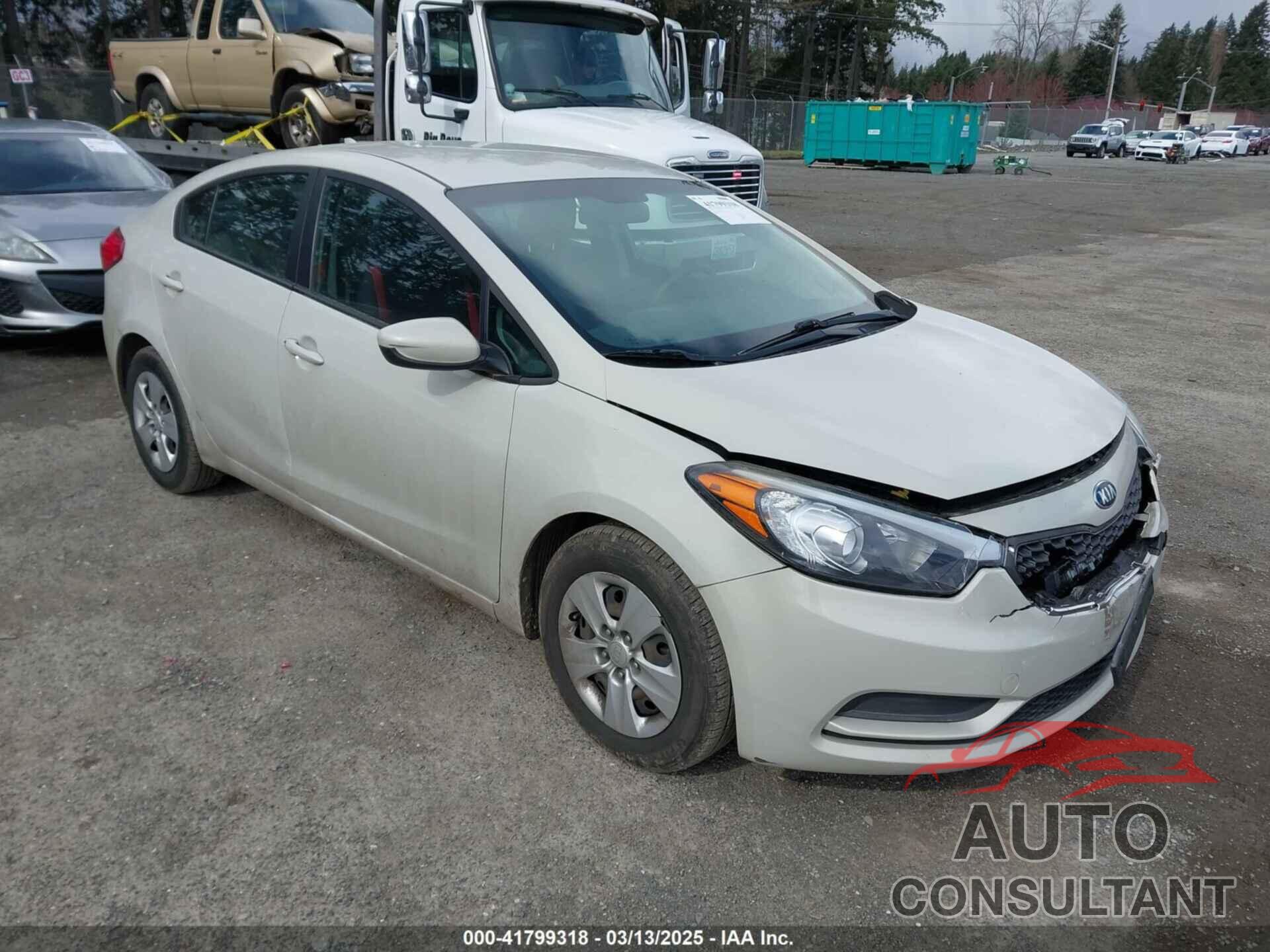 KIA FORTE 2015 - KNAFK4A61F5311590