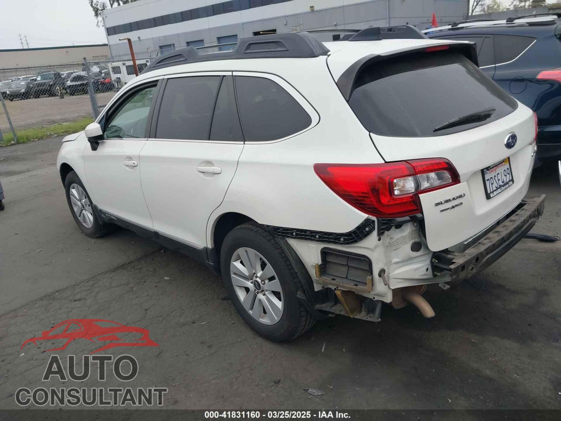SUBARU OUTBACK 2016 - 4S4BSADC8G3248059