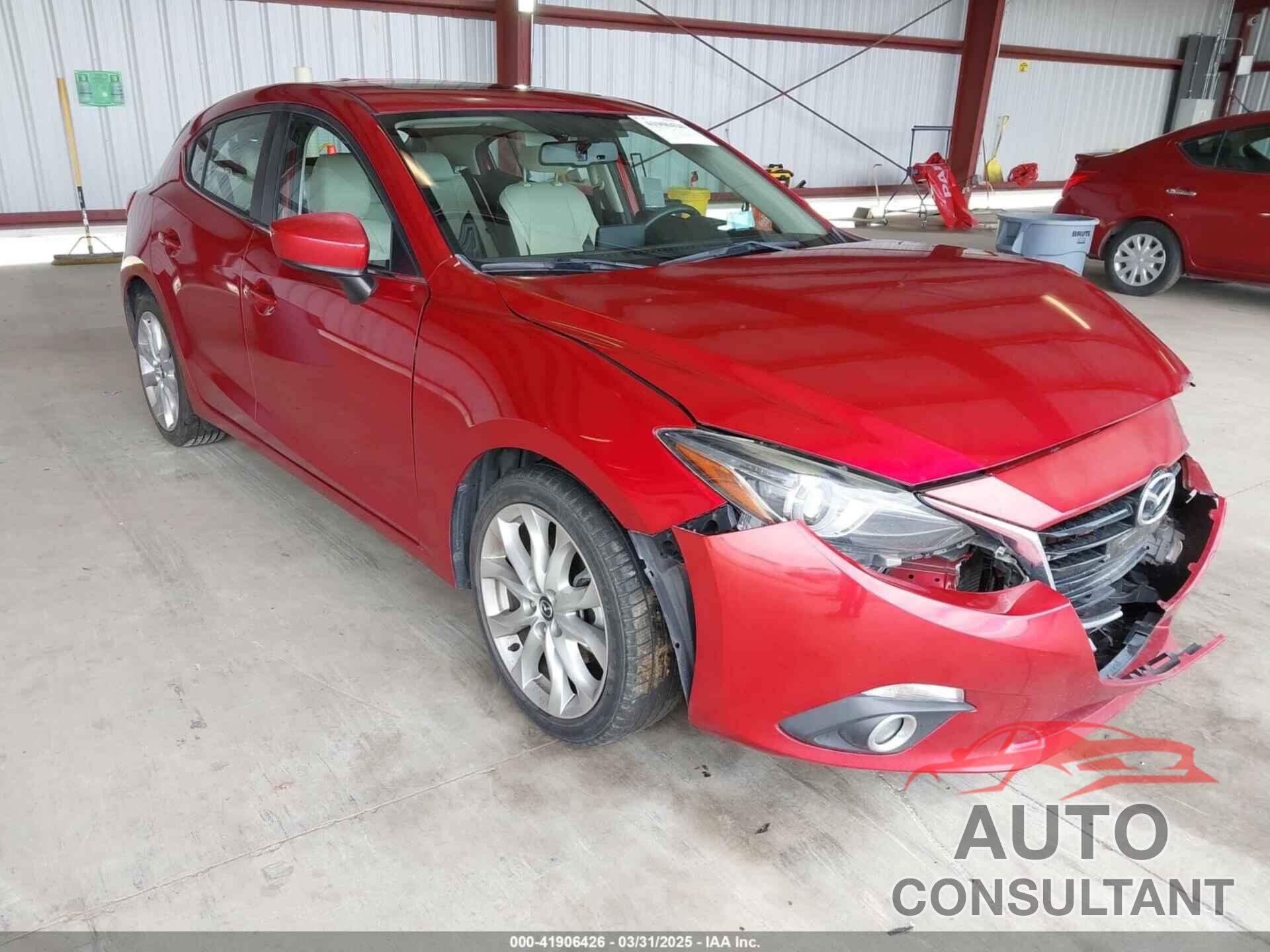MAZDA MAZDA3 2014 - JM1BM1M38E1200696