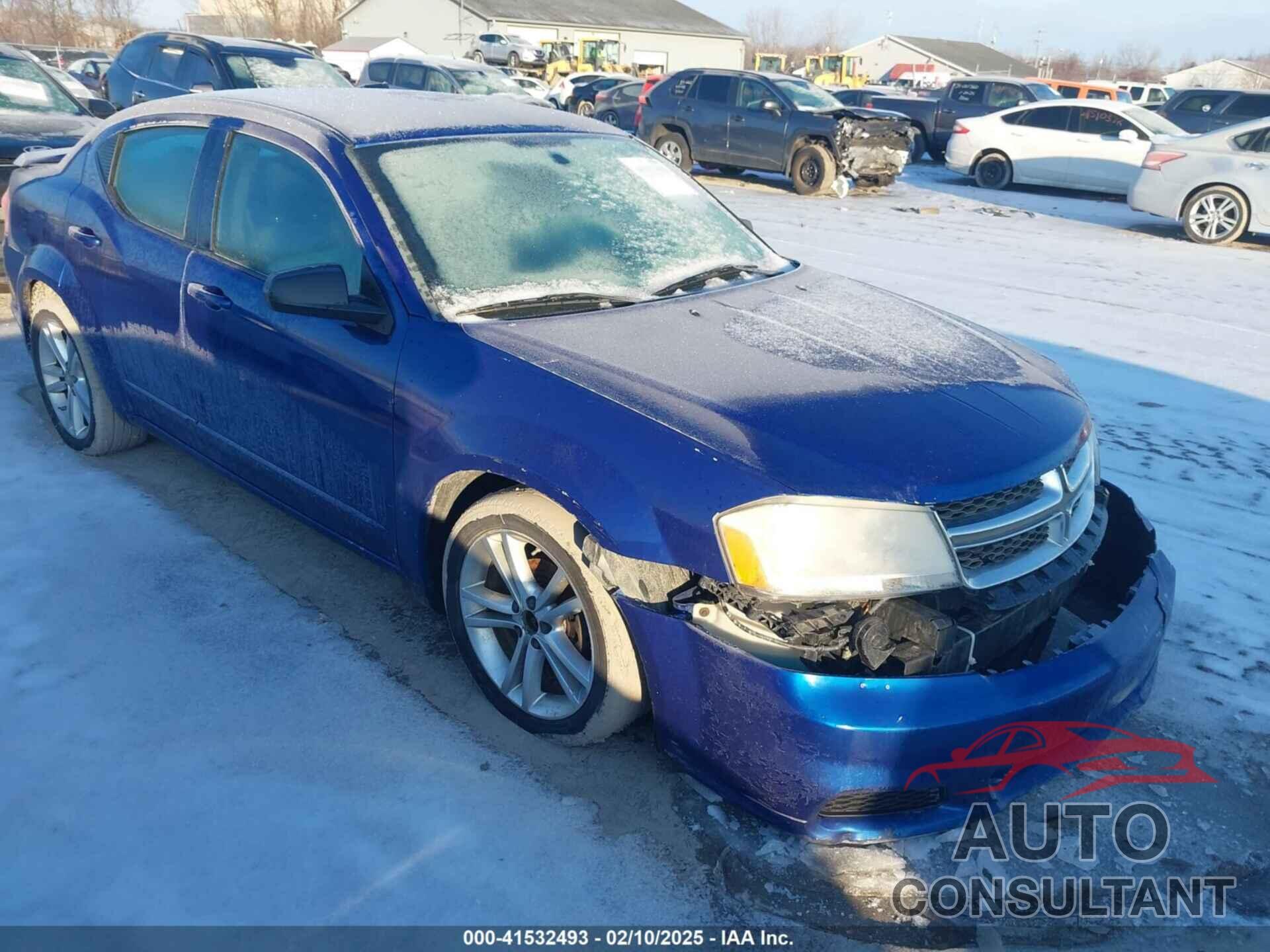 DODGE AVENGER 2012 - 1C3CDZAG8CN314234