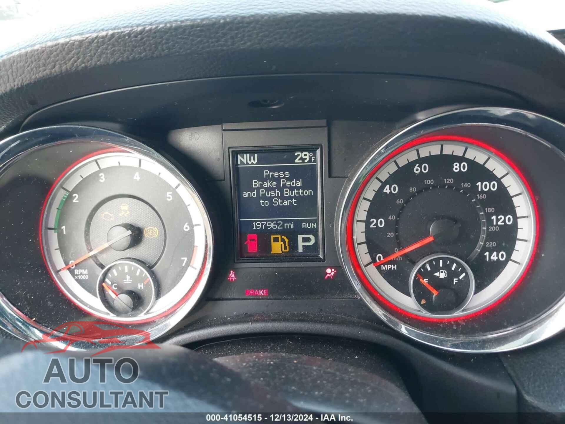 DODGE DURANGO 2012 - 1C4RDJDG3CC308601