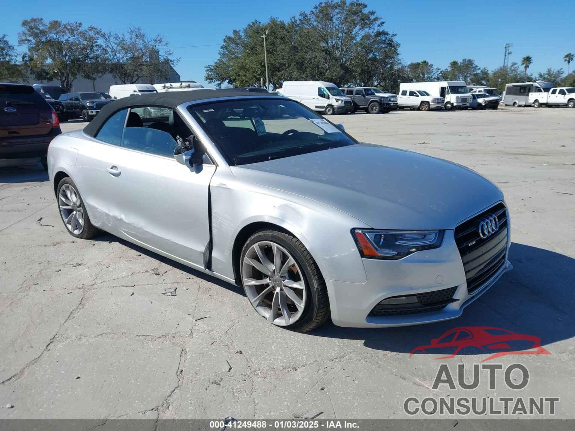AUDI A5 2013 - WAULFAFH1DN001095
