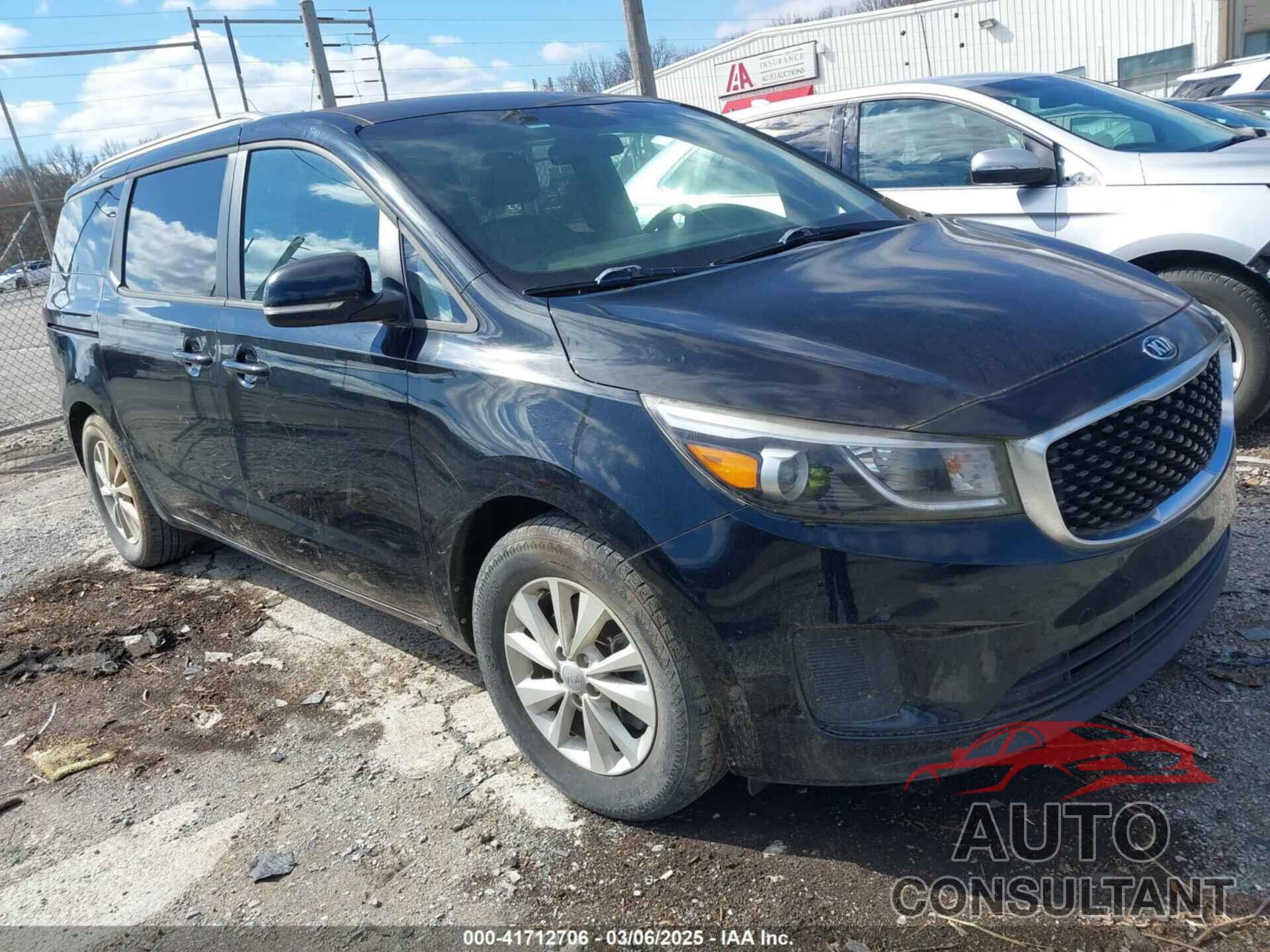 KIA SEDONA 2017 - KNDMB5C10H6283179