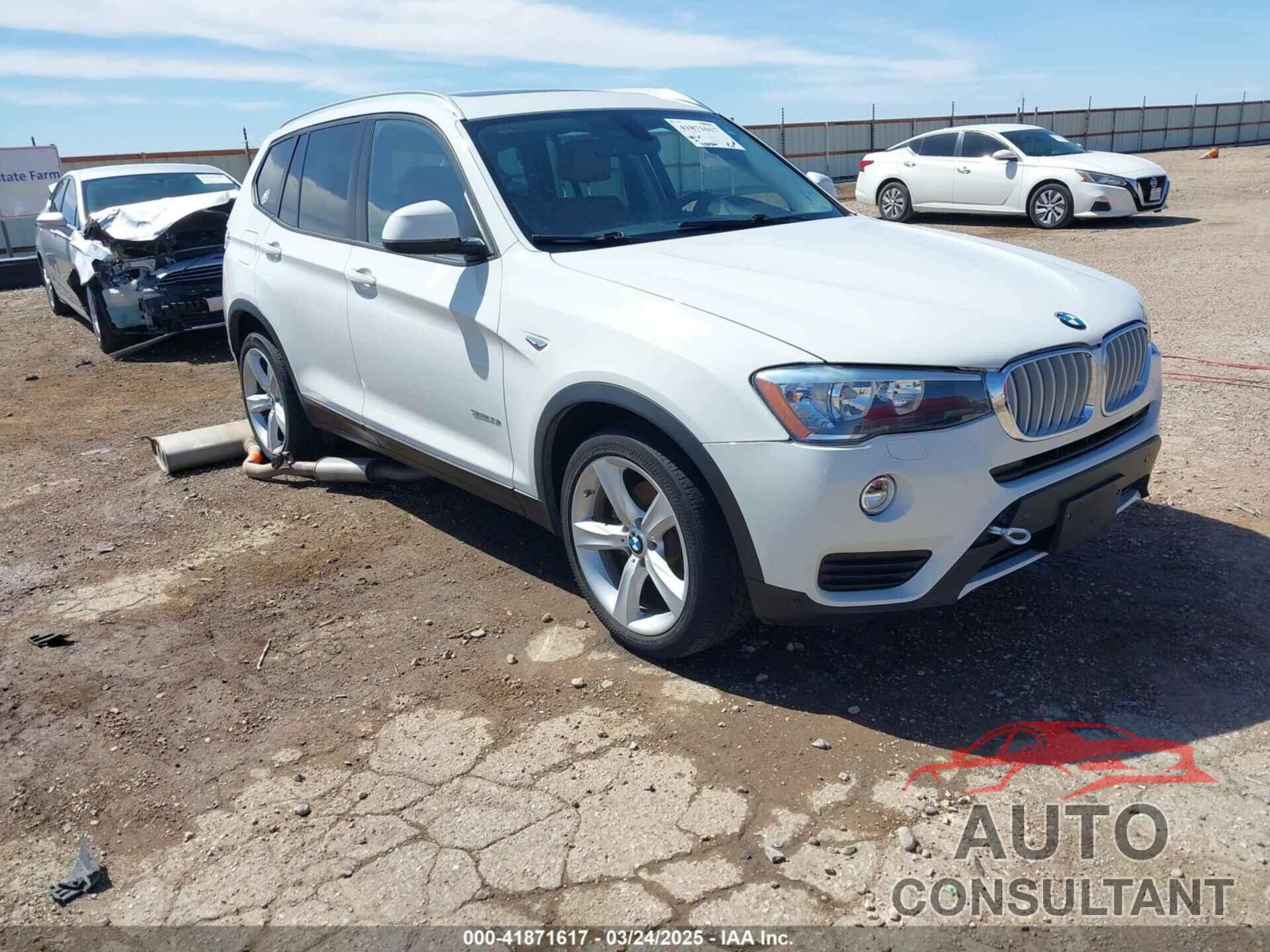 BMW X3 2017 - 5UXWZ7C34H0V91202