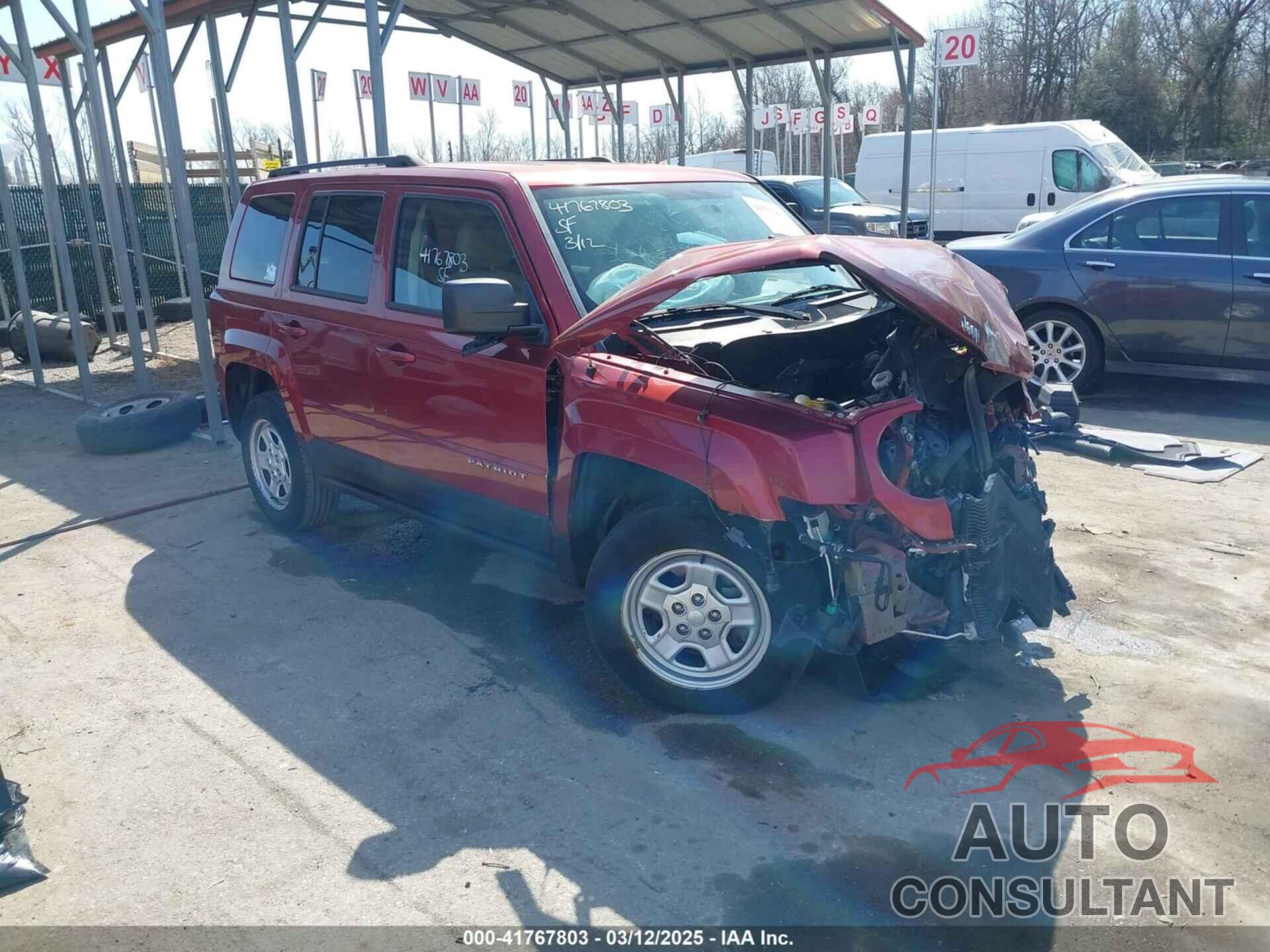 JEEP PATRIOT 2016 - 1C4NJPBA0GD527668
