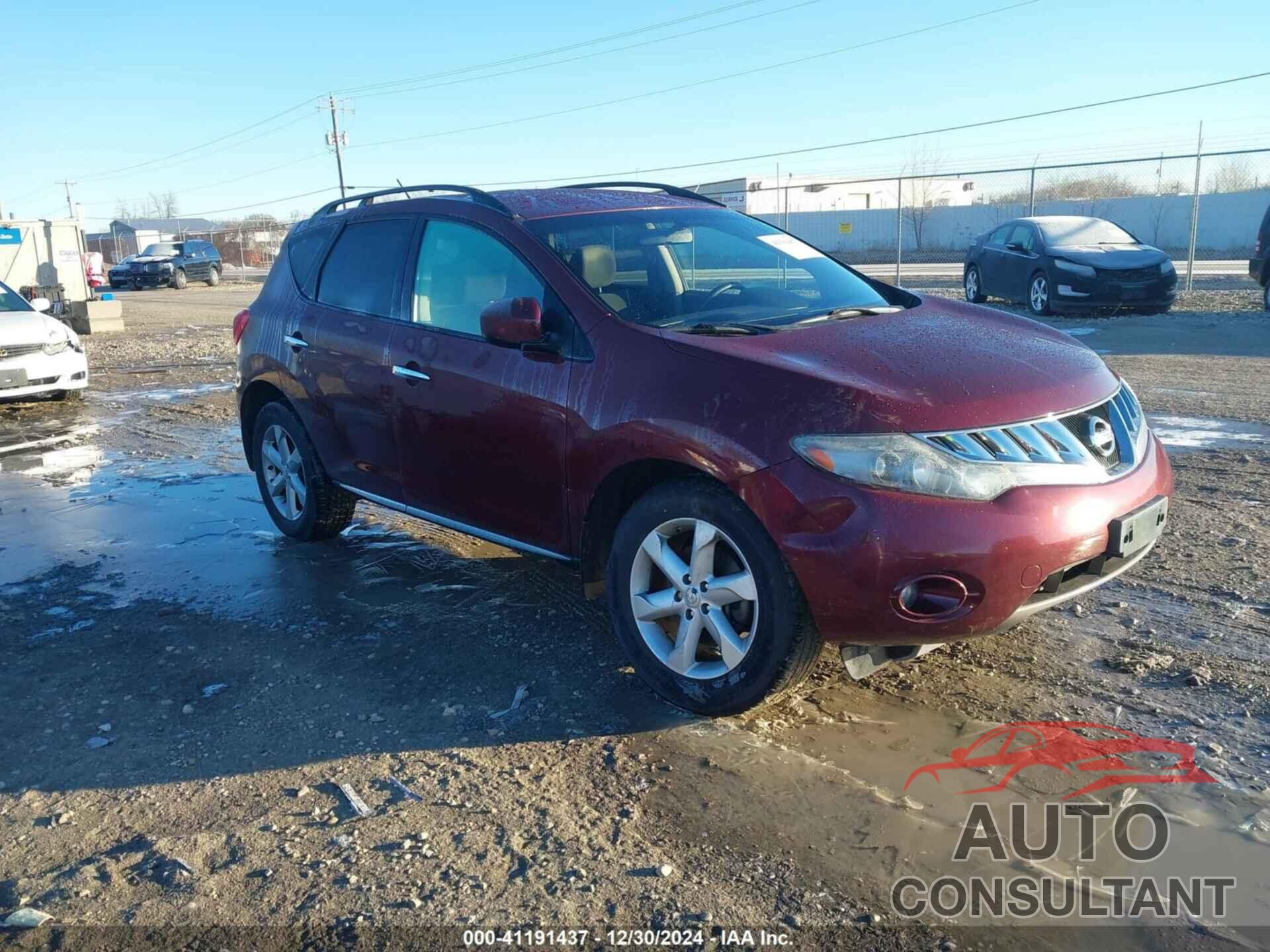 NISSAN MURANO 2010 - JN8AZ1MW7AW118063
