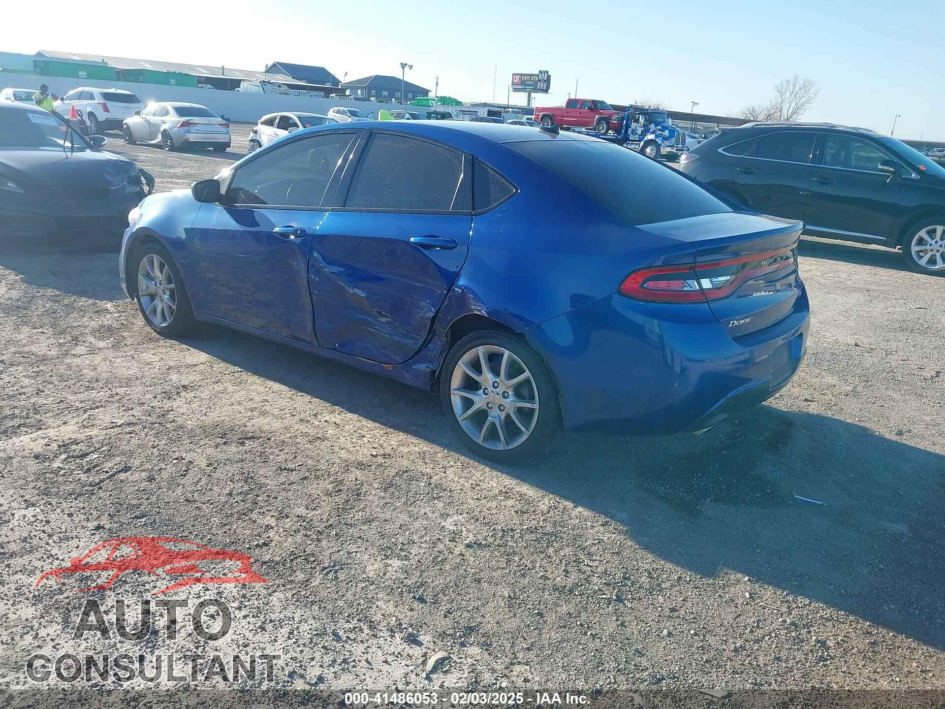 DODGE DART 2013 - 1C3CDFBA2DD288987